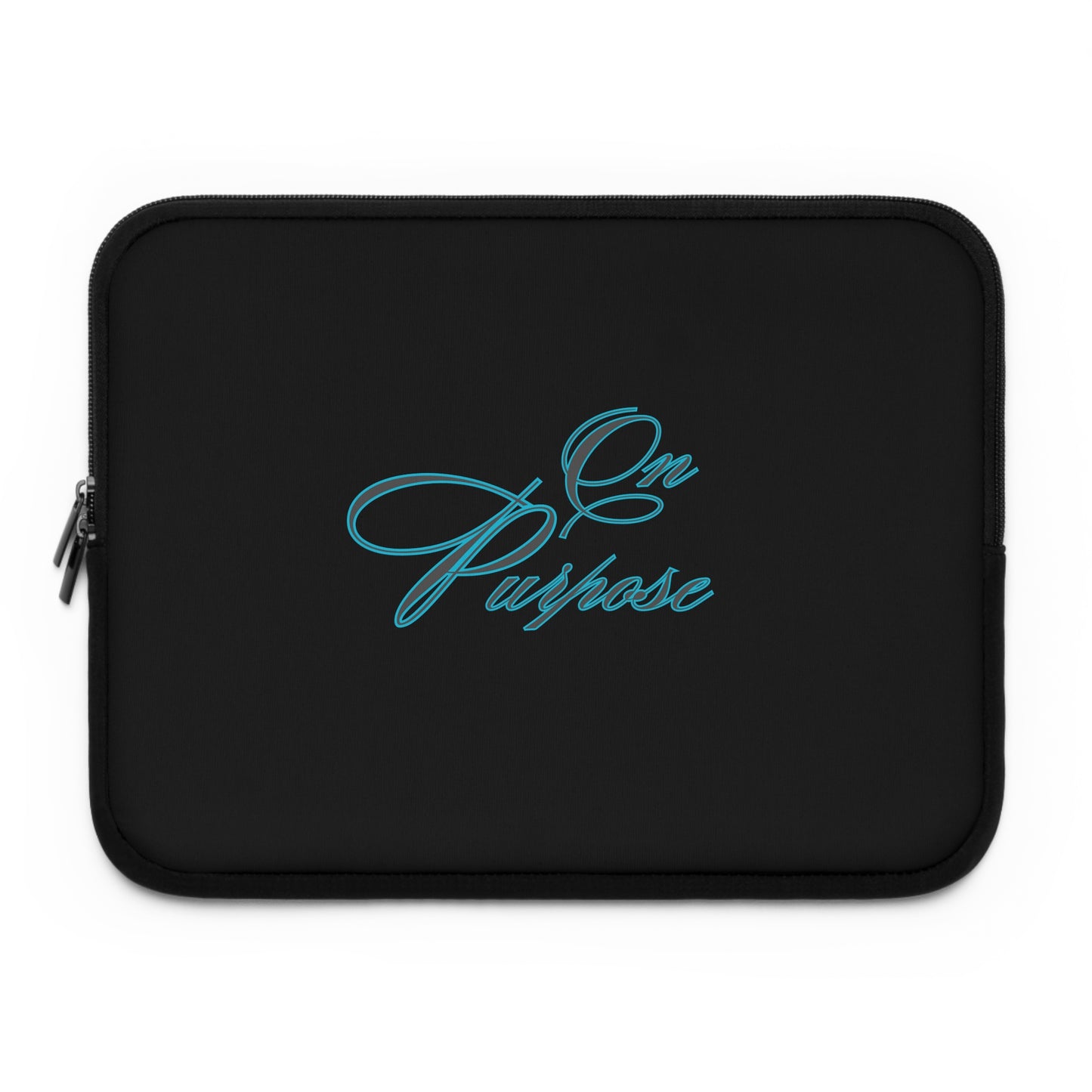 On Purpose, Christian Laptop Sleeve, Positive, Inspiration, Gift, Occassion Laptop Sleeve, Work