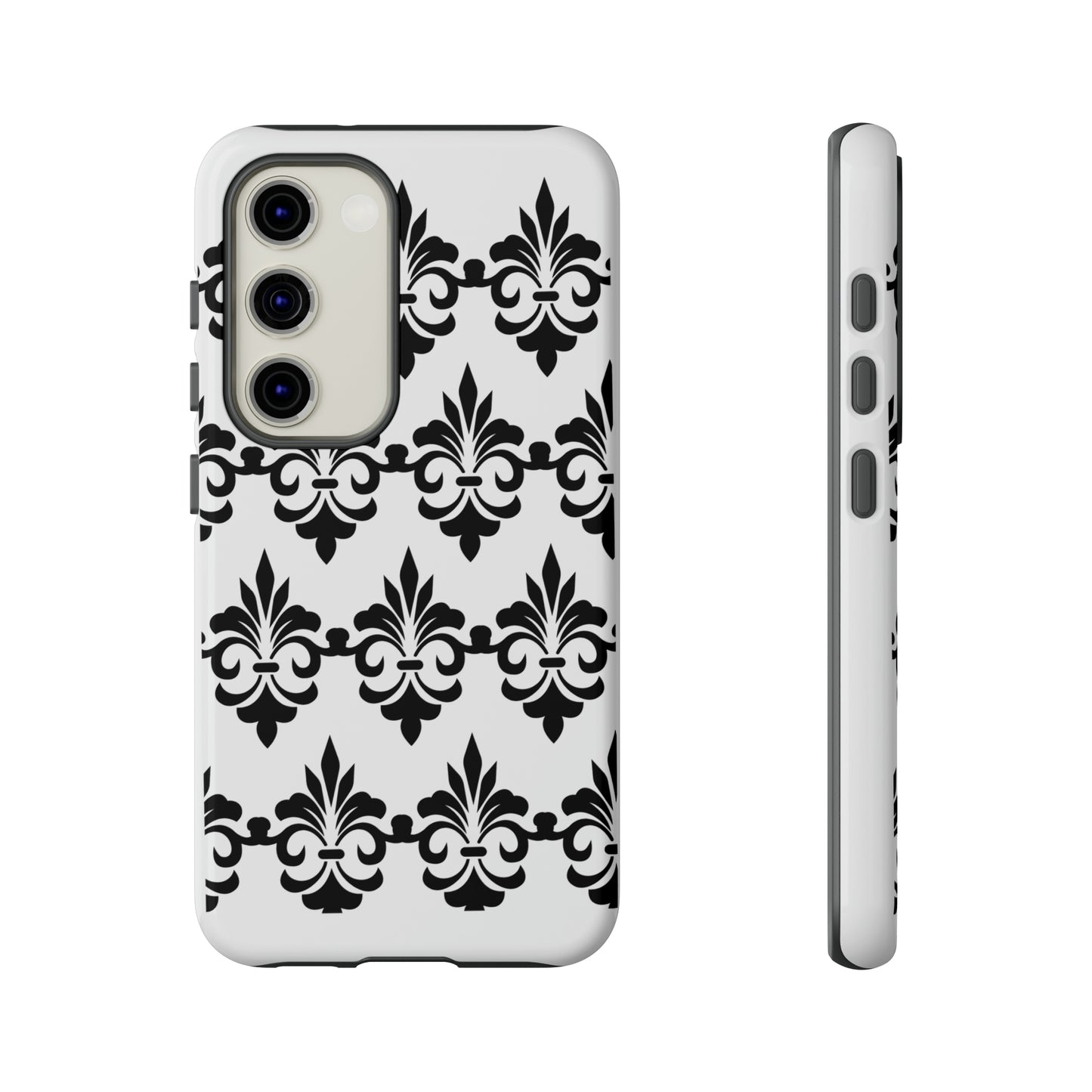 Fleur-de-lis Phone Case, Samsung, iPhone 15, 14, 13 pro max case, iPhone Tough Phone Case, Popular Phone Cover, Everyday Phone Cases, Tough Case