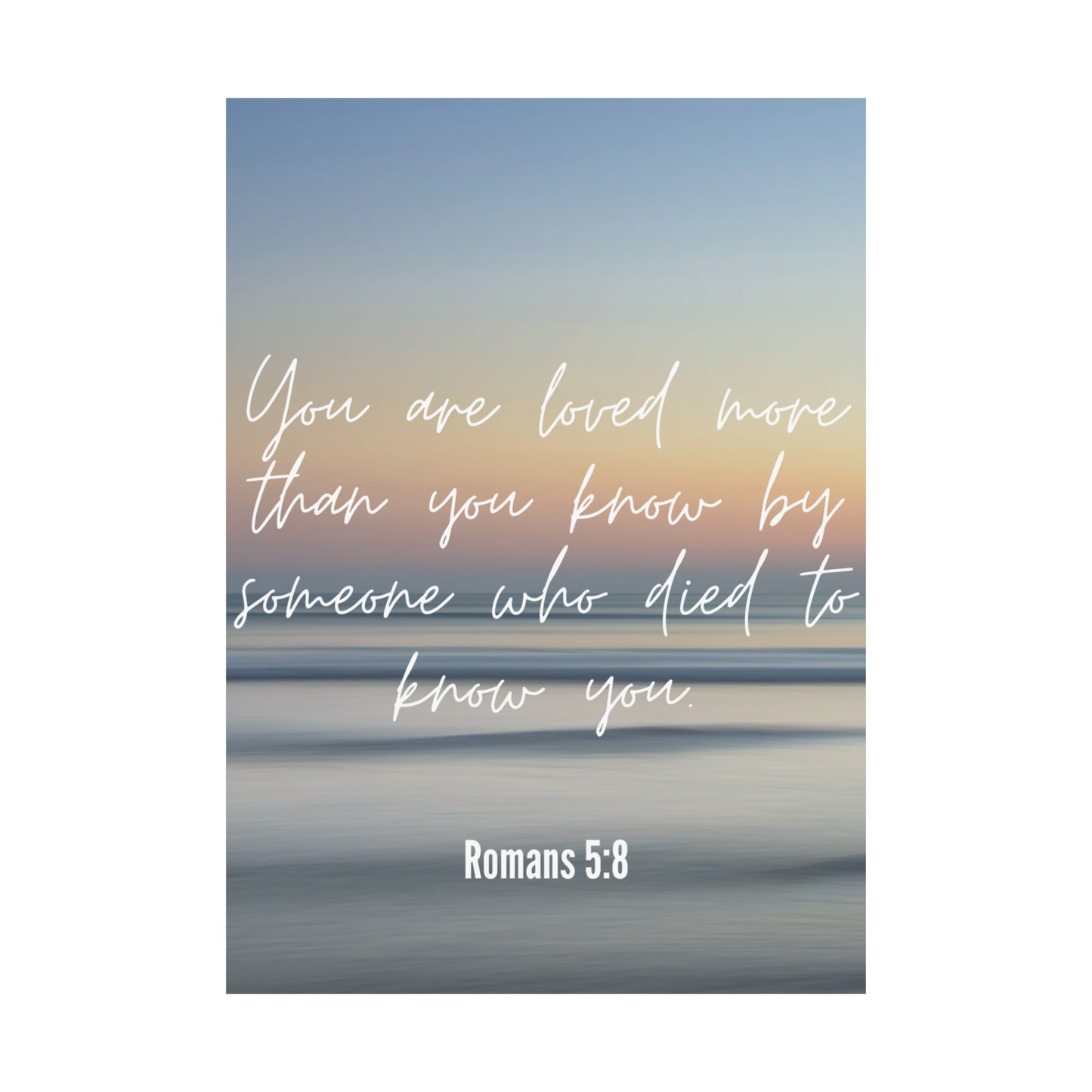 You are Loved Matte Vertical Framed Vertical Poster, Framed Canvas Wall Art Set Abstract Christian Prints Minimalist Modern Art Boho Wall Decor