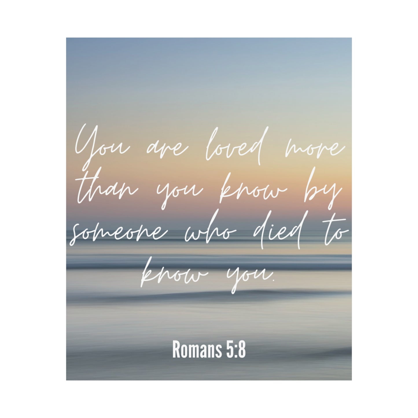 You are Loved Matte Vertical Framed Vertical Poster, Framed Canvas Wall Art Set Abstract Christian Prints Minimalist Modern Art Boho Wall Decor