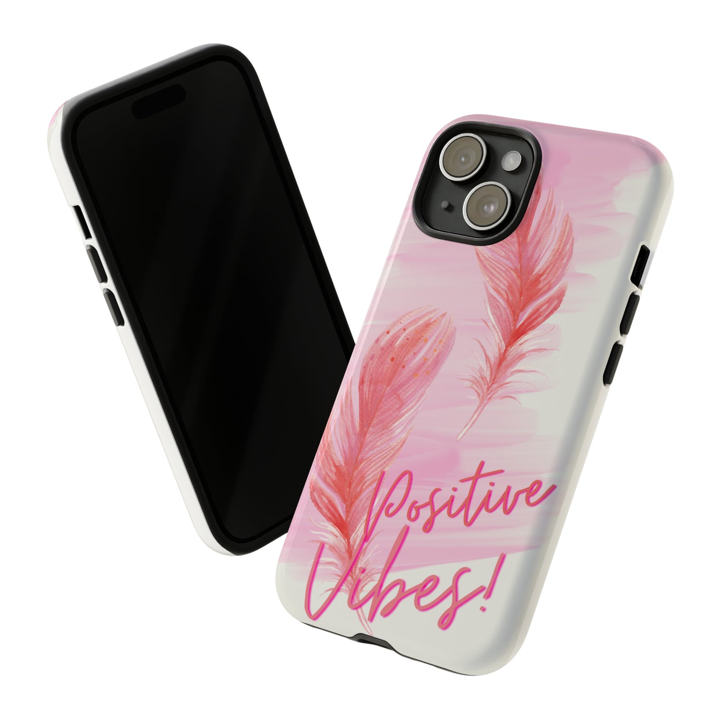 Positive Vibes, Samsung Galaxy, iPhone 15, 14, 13 pro max case, iPhone Tough Phone Case, Popular Phone Cover, Everyday Phone Cases, Tough Case