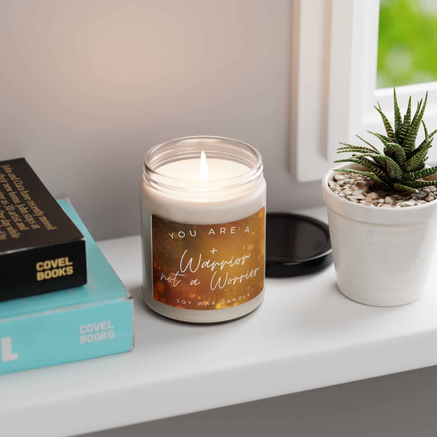 You are a warrior Inspirational Scented Soy Candle, 9oz Assorted scents