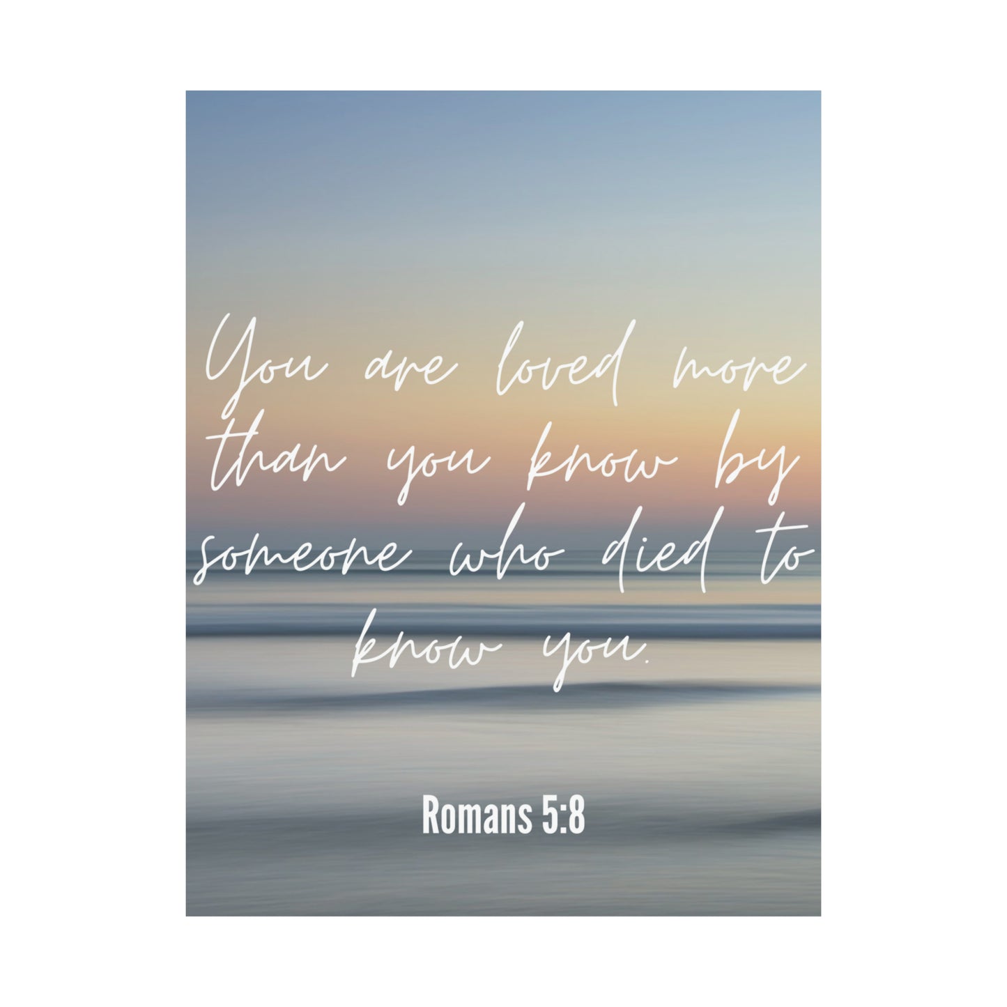 You are Loved Matte Vertical Framed Vertical Poster, Framed Canvas Wall Art Set Abstract Christian Prints Minimalist Modern Art Boho Wall Decor