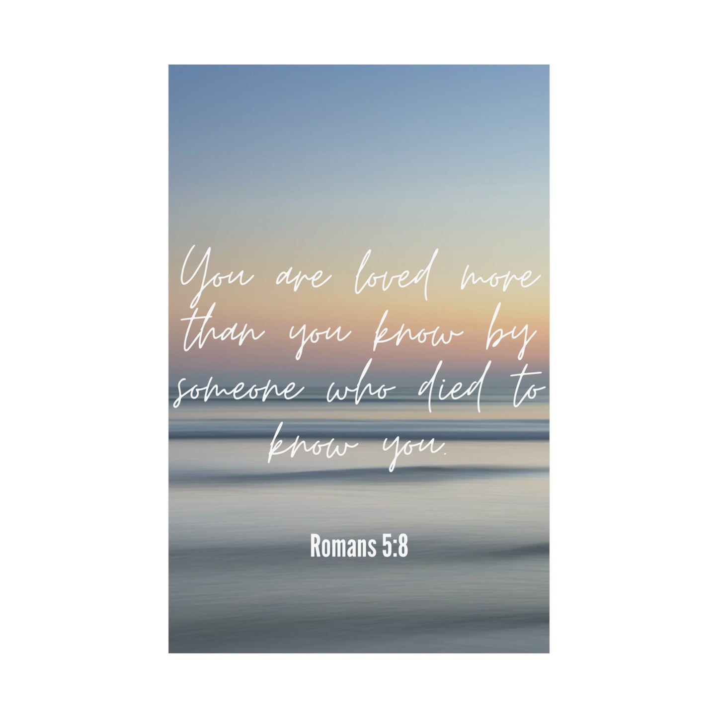 You are Loved Matte Vertical Framed Vertical Poster, Framed Canvas Wall Art Set Abstract Christian Prints Minimalist Modern Art Boho Wall Decor