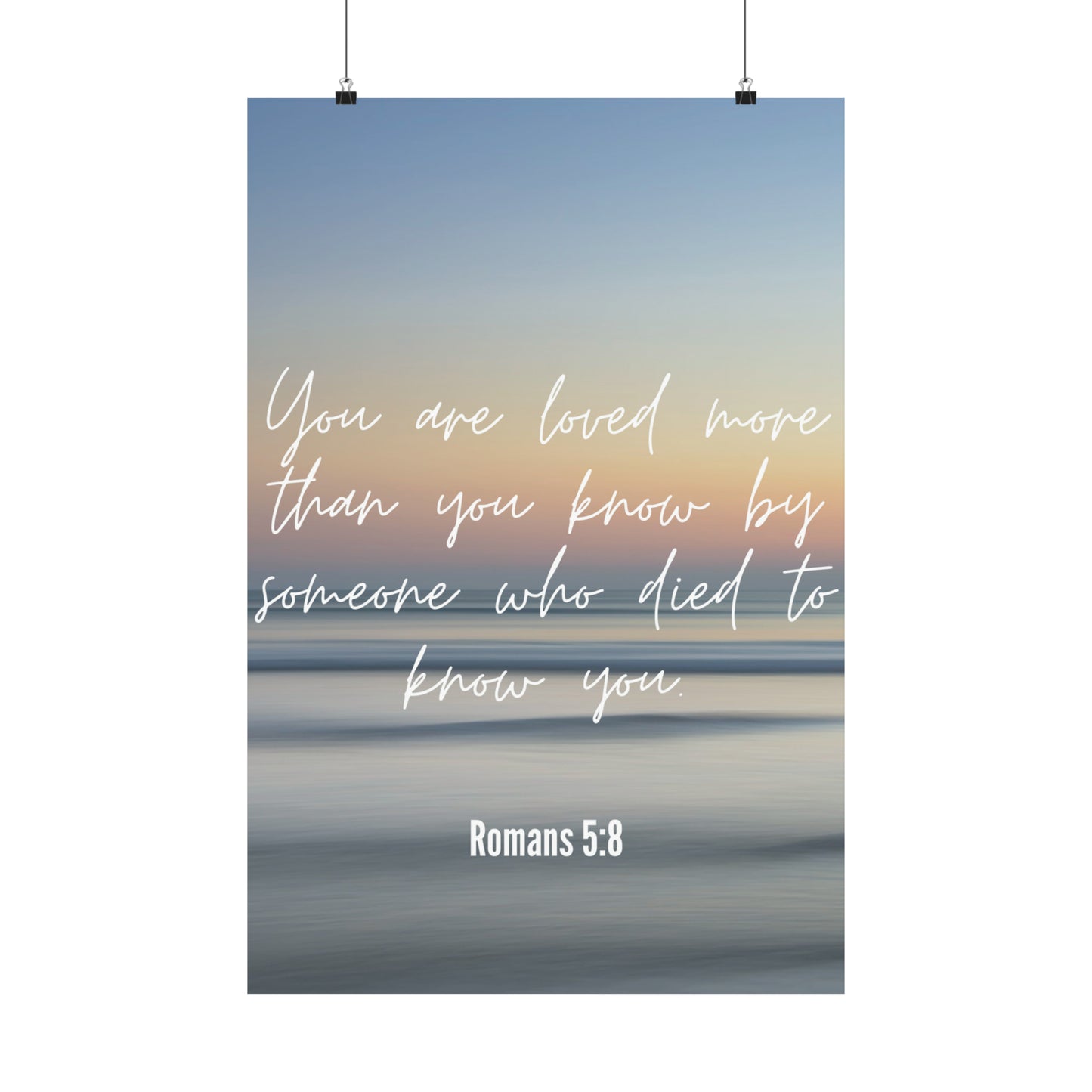 You are Loved Matte Vertical Framed Vertical Poster, Framed Canvas Wall Art Set Abstract Christian Prints Minimalist Modern Art Boho Wall Decor