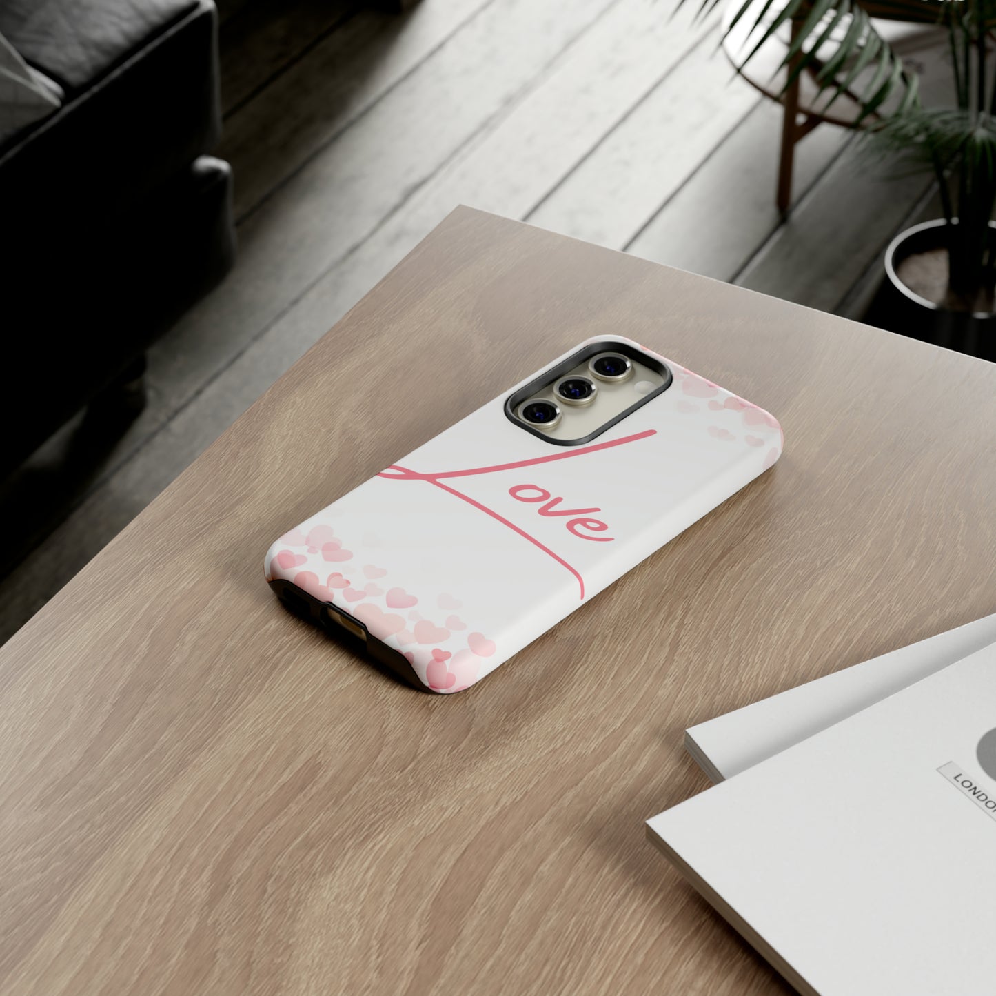 Love and Hearts Phone Case, Samsung Galaxy, iPhone 15, 14, 13 pro max case, iPhone Tough Phone Case, Popular Phone Cover, Everyday Phone Cases, Tough Case