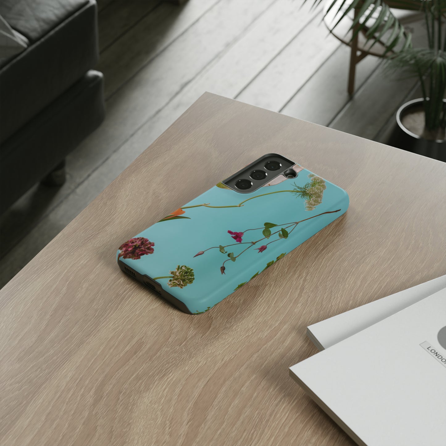 Serene Flowers, Samsung Galaxy, iPhone 15, 14, 13 pro max case, iPhone Tough Phone Case, Popular Phone Cover, Everyday Phone Cases, Tough Case