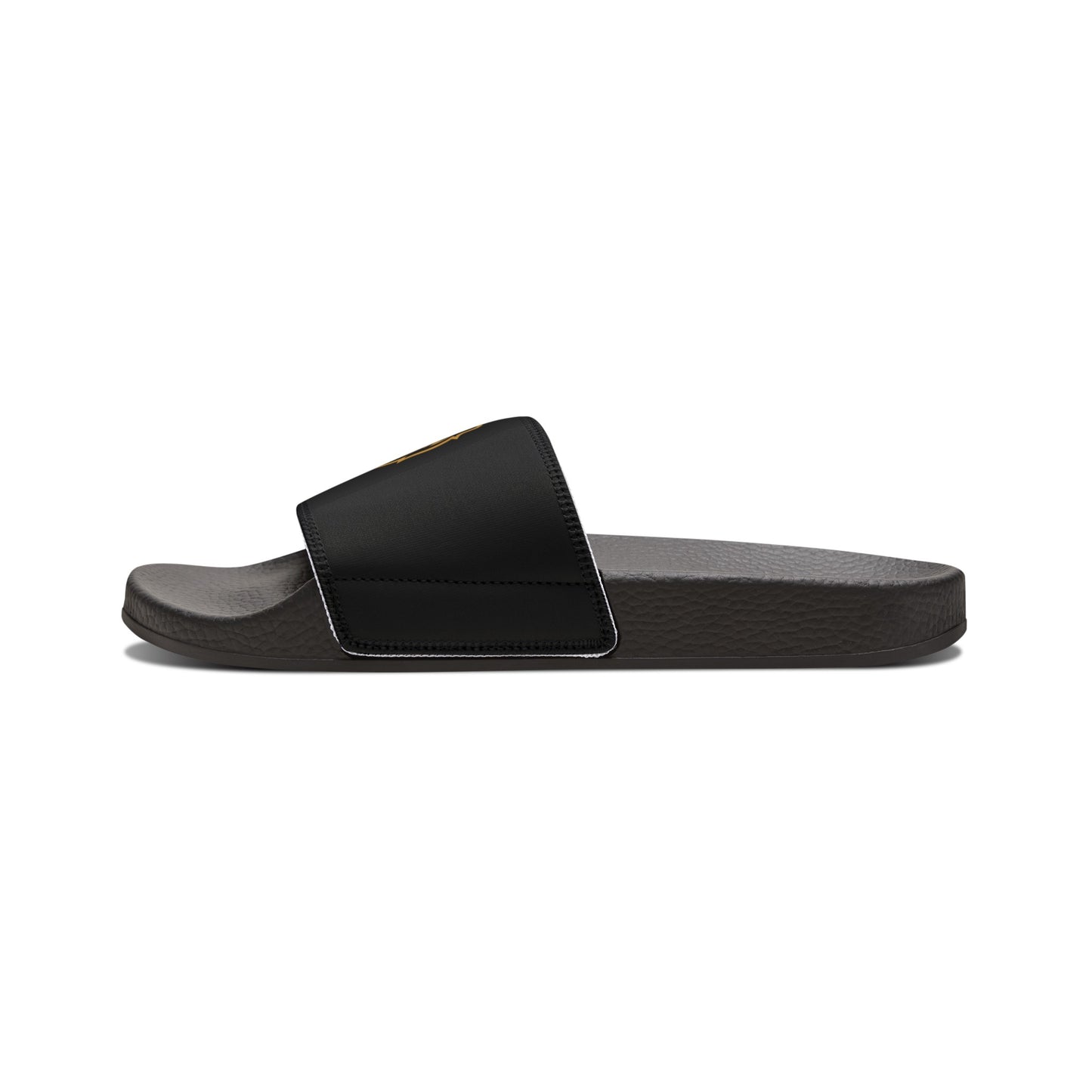 Lion of Judah Mens Slides, Black, Gift, Beach Inspiration