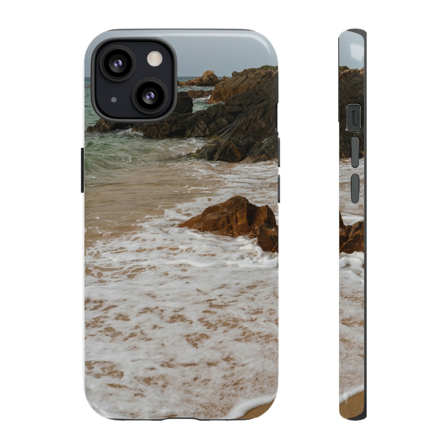 Calm Beach, Phone Case, Samsung Galaxy, iPhone 15, 14, 13 pro max case, iPhone Tough Phone Case, Popular Phone Cover, Everyday Phone Cases, Tough Case