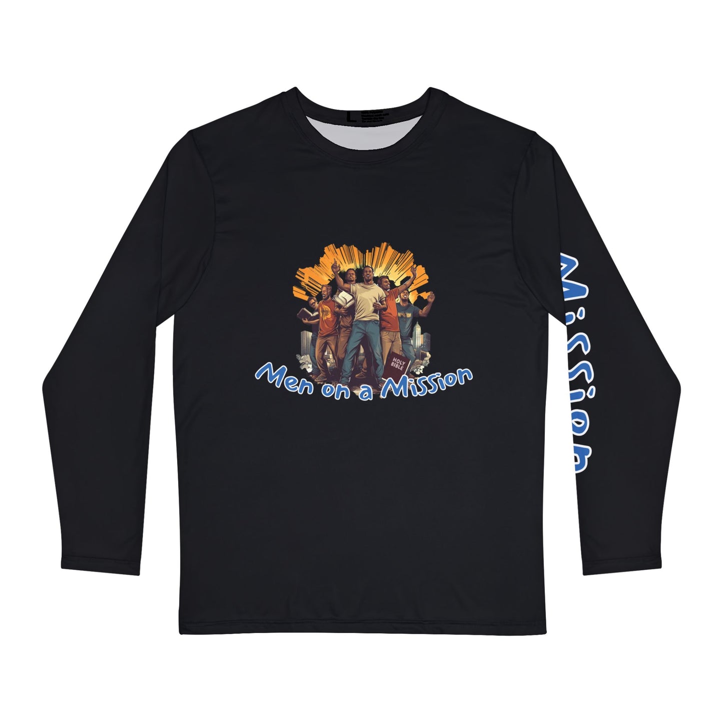 Men's Long Sleeve Shirt - Mission Statement Graphic Tee