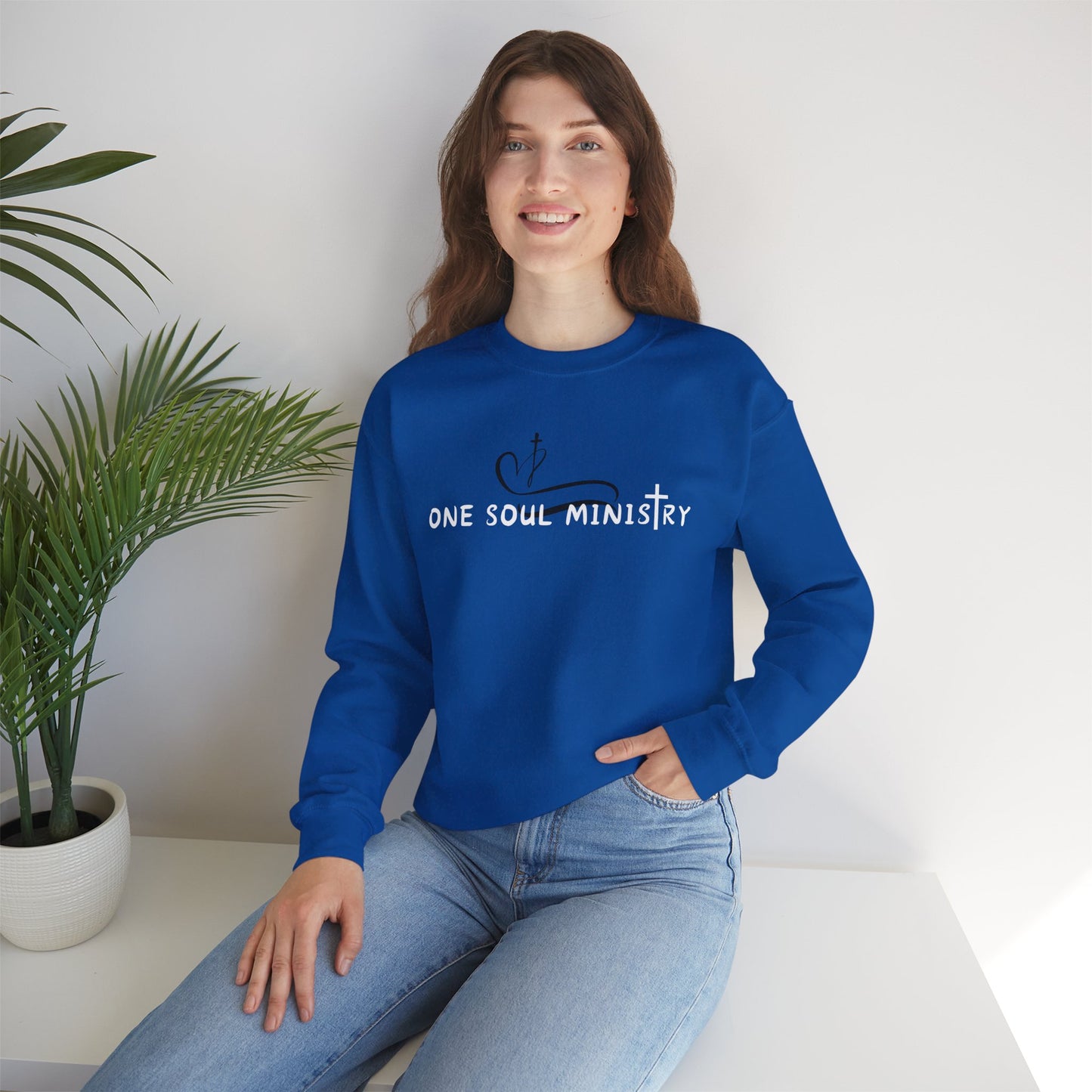 ONE SOUL MINISTRY Men's Long Sleeve Sweat Shirt