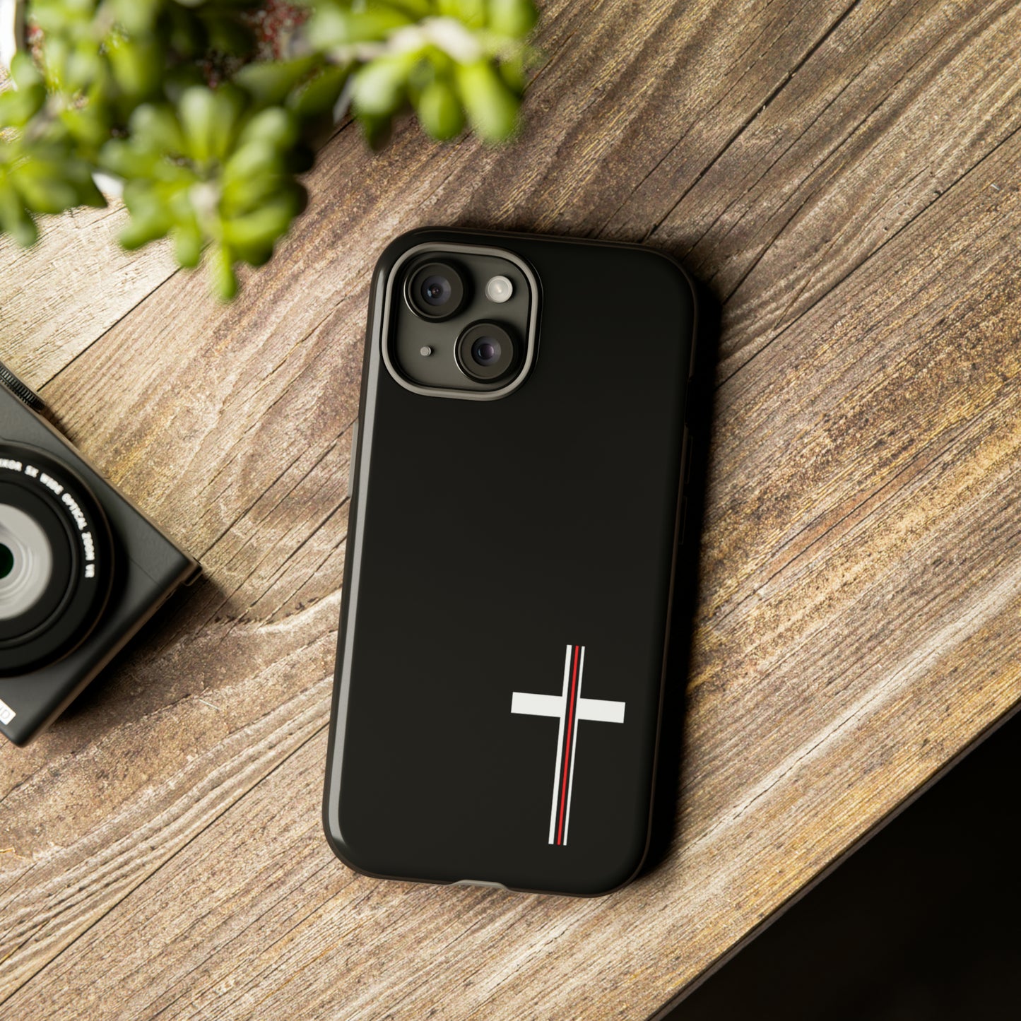 Cross + Blood Phone Case, Samsung, iPhone 15, 14, 13 pro max case, iPhone Tough Phone Case, Popular Phone Cover, Everyday Phone Cases, Tough Case