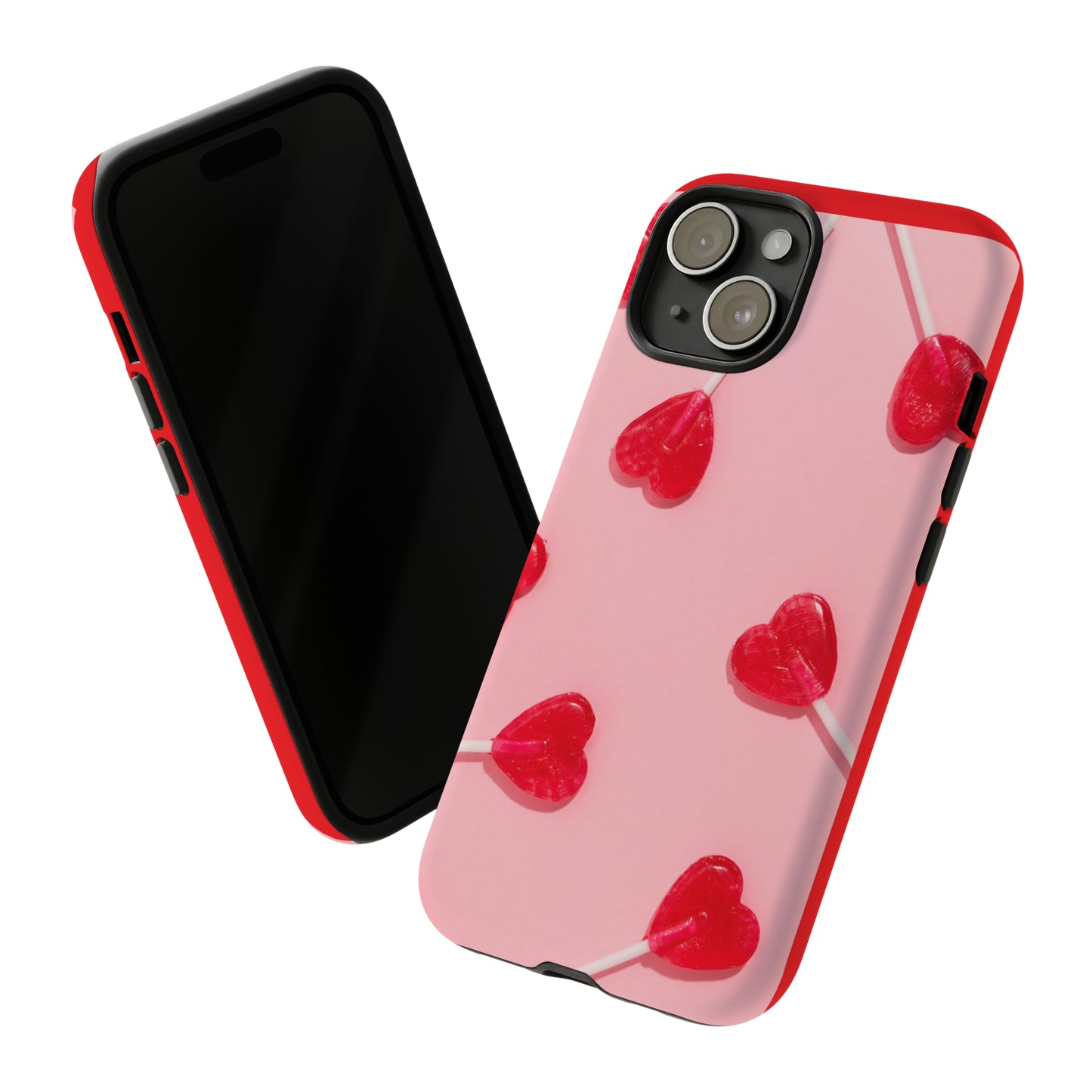 Candy Hearts Phone Case, Candy Hearts, Samsung Galaxy, iPhone 15, 14, 13 pro max case, iPhone Tough Phone Case, Popular Phone Cover, Everyday Phone Cases, Tough Case