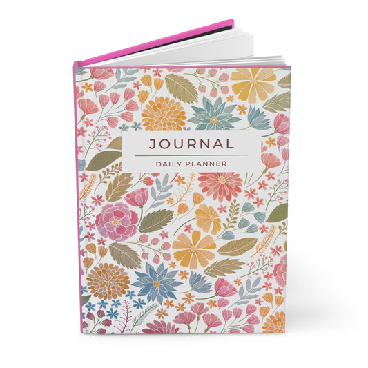 Floral Hardcover Journal Matte