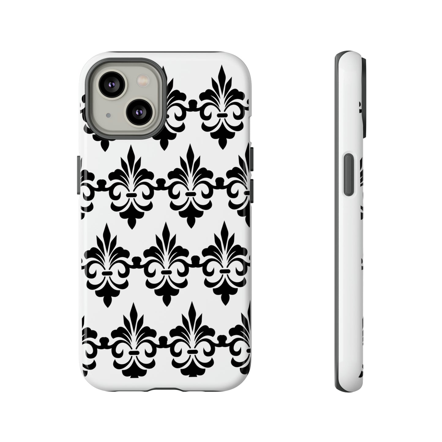Fleur-de-lis Phone Case, Samsung, iPhone 15, 14, 13 pro max case, iPhone Tough Phone Case, Popular Phone Cover, Everyday Phone Cases, Tough Case