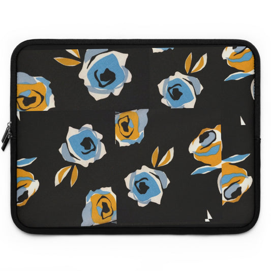Abstract In Flowers, Laptop Sleeve, Positive, Inspiration, Gift, Occassion Laptop Sleeve, Work, Mac, Windows
