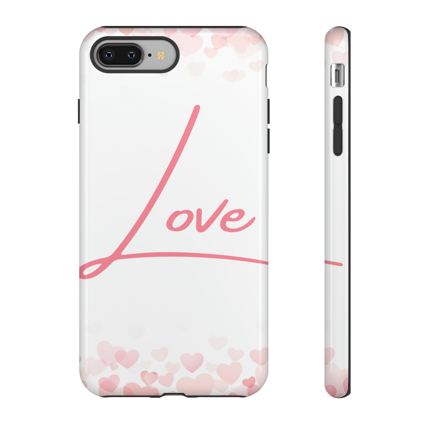 Love and Hearts Phone Case, Samsung Galaxy, iPhone 15, 14, 13 pro max case, iPhone Tough Phone Case, Popular Phone Cover, Everyday Phone Cases, Tough Case