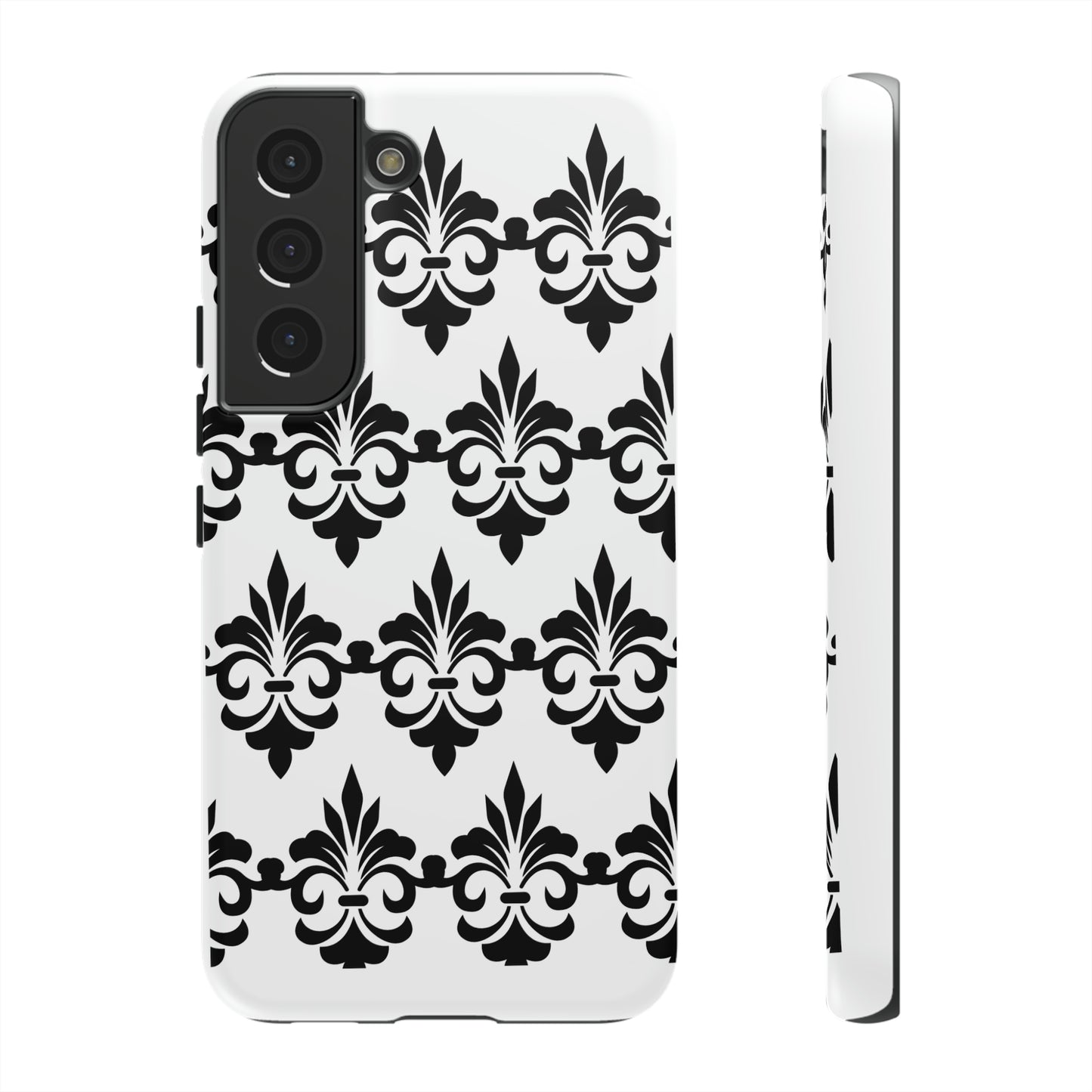 Fleur-de-lis Phone Case, Samsung, iPhone 15, 14, 13 pro max case, iPhone Tough Phone Case, Popular Phone Cover, Everyday Phone Cases, Tough Case