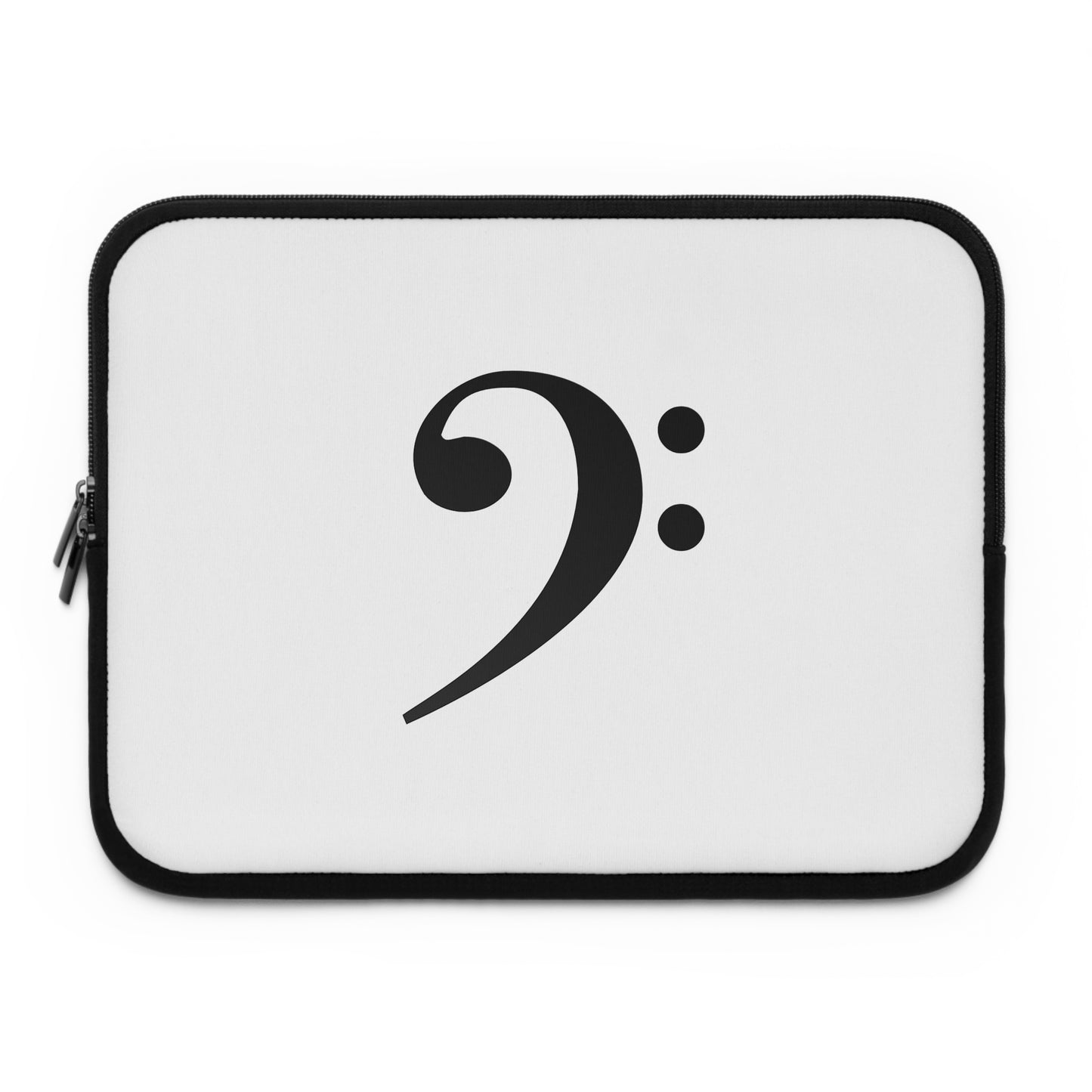 Bass Clef, Laptop Sleeve, Positive, Inspiration, Gift, Special Occassion, Laptop Sleeve, Work, Musician