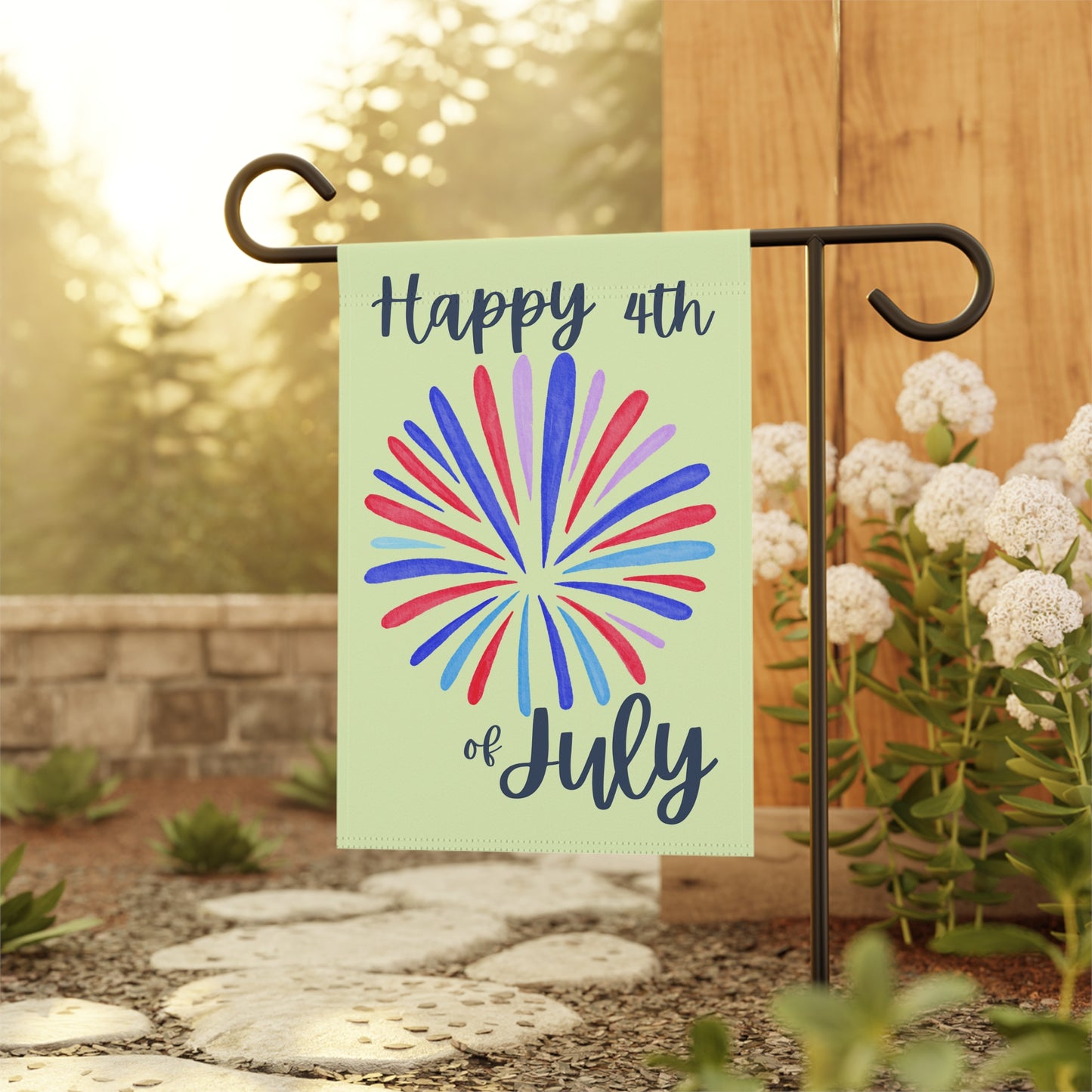 Happy 4th of July Garden & House Banner