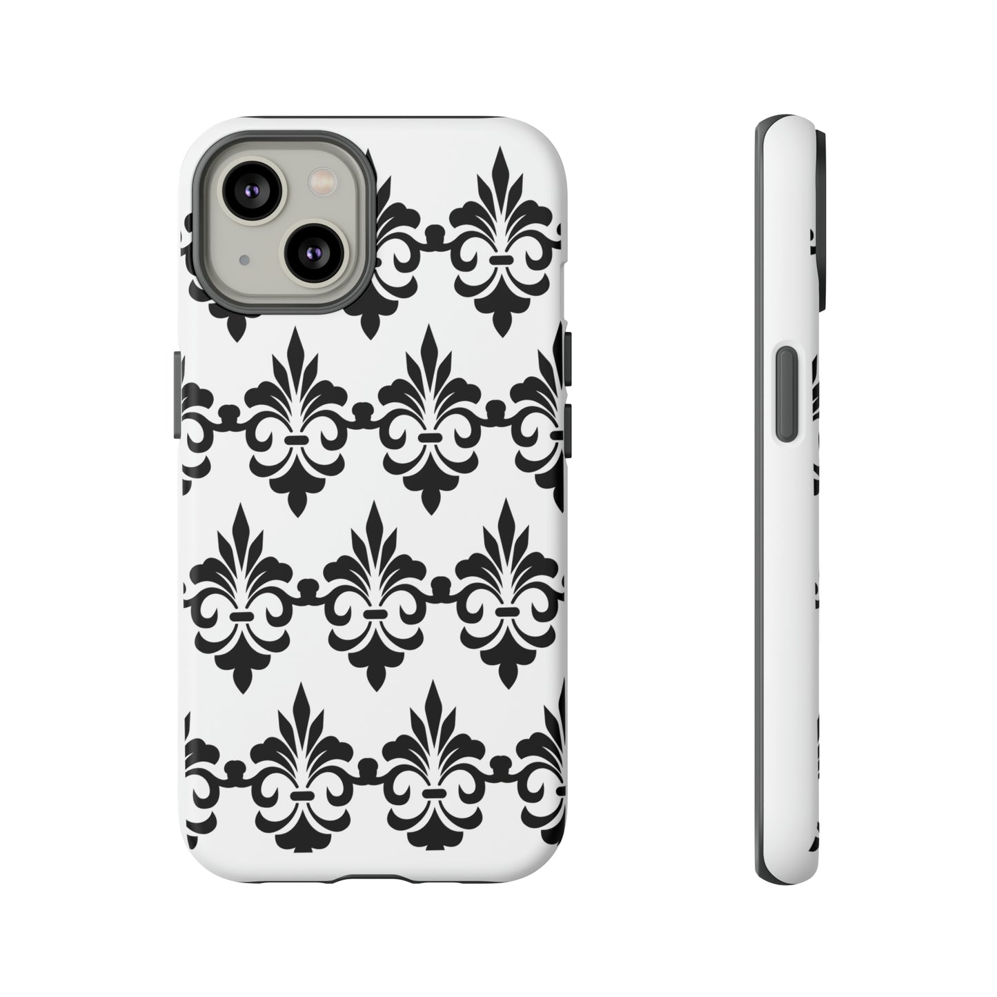 Fleur-de-lis Phone Case, Samsung, iPhone 15, 14, 13 pro max case, iPhone Tough Phone Case, Popular Phone Cover, Everyday Phone Cases, Tough Case