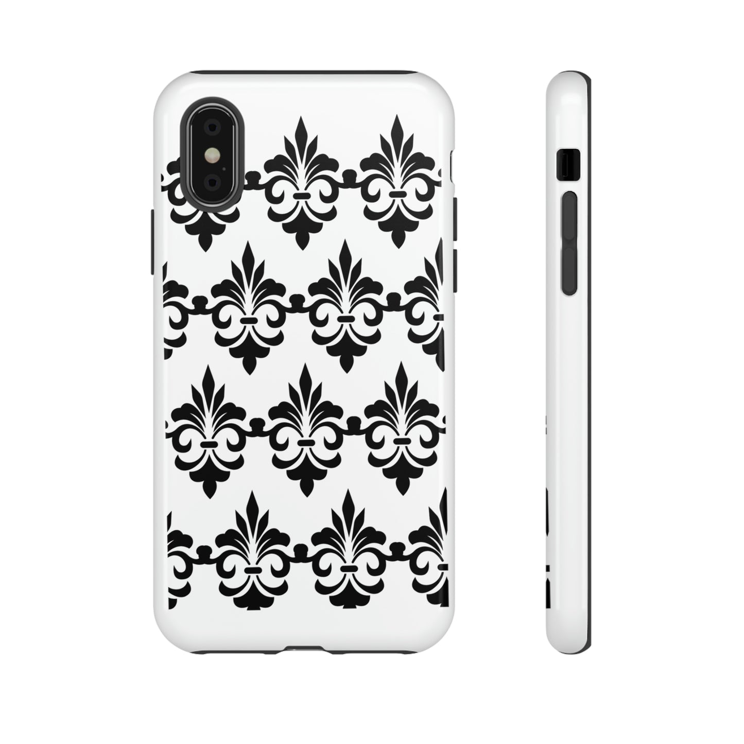 Fleur-de-lis Phone Case, Samsung, iPhone 15, 14, 13 pro max case, iPhone Tough Phone Case, Popular Phone Cover, Everyday Phone Cases, Tough Case