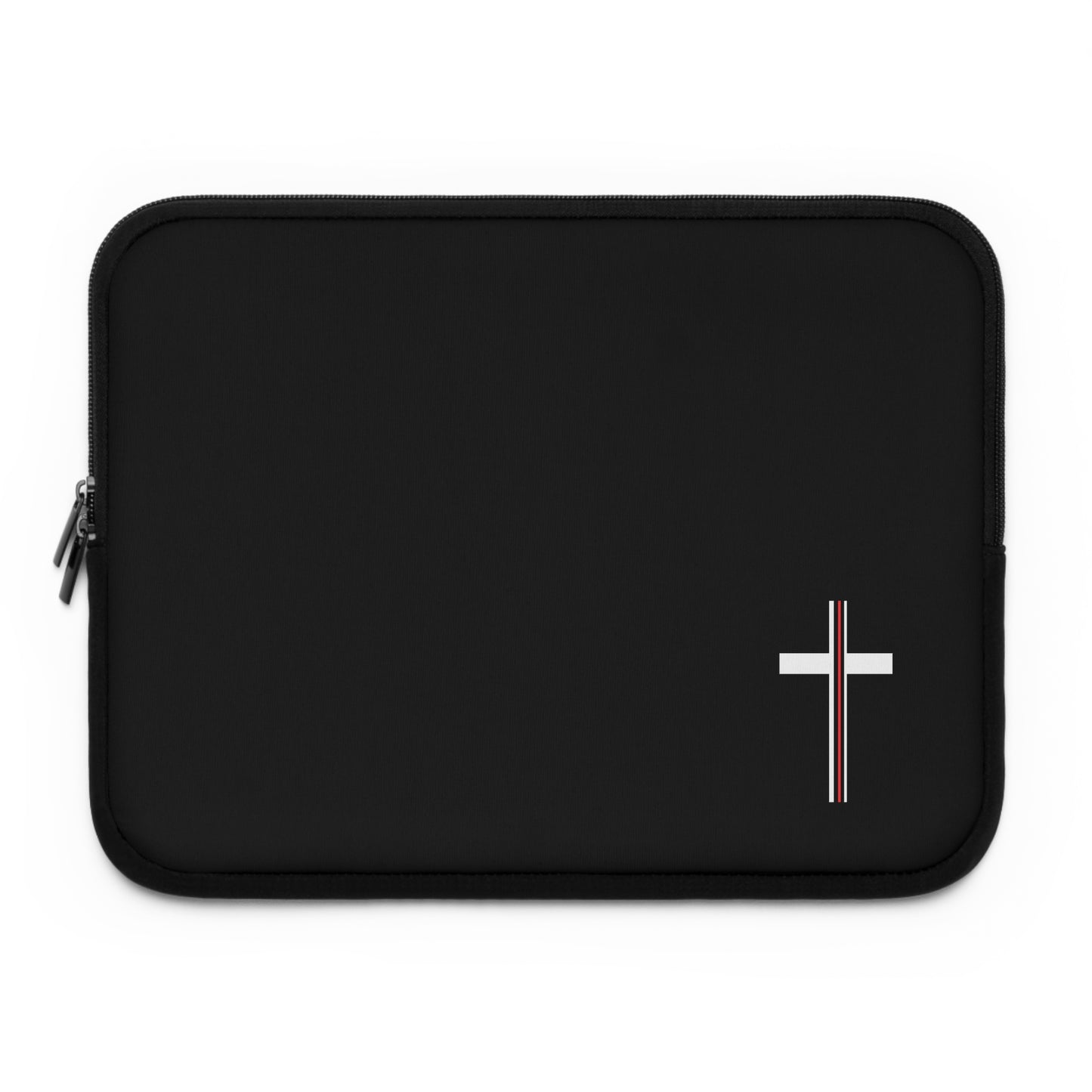 Cross + Blood, Christian Laptop Sleeve, Positive, Bible Verse, Inspiration, Gift, Occassion Laptop Sleeve, Work