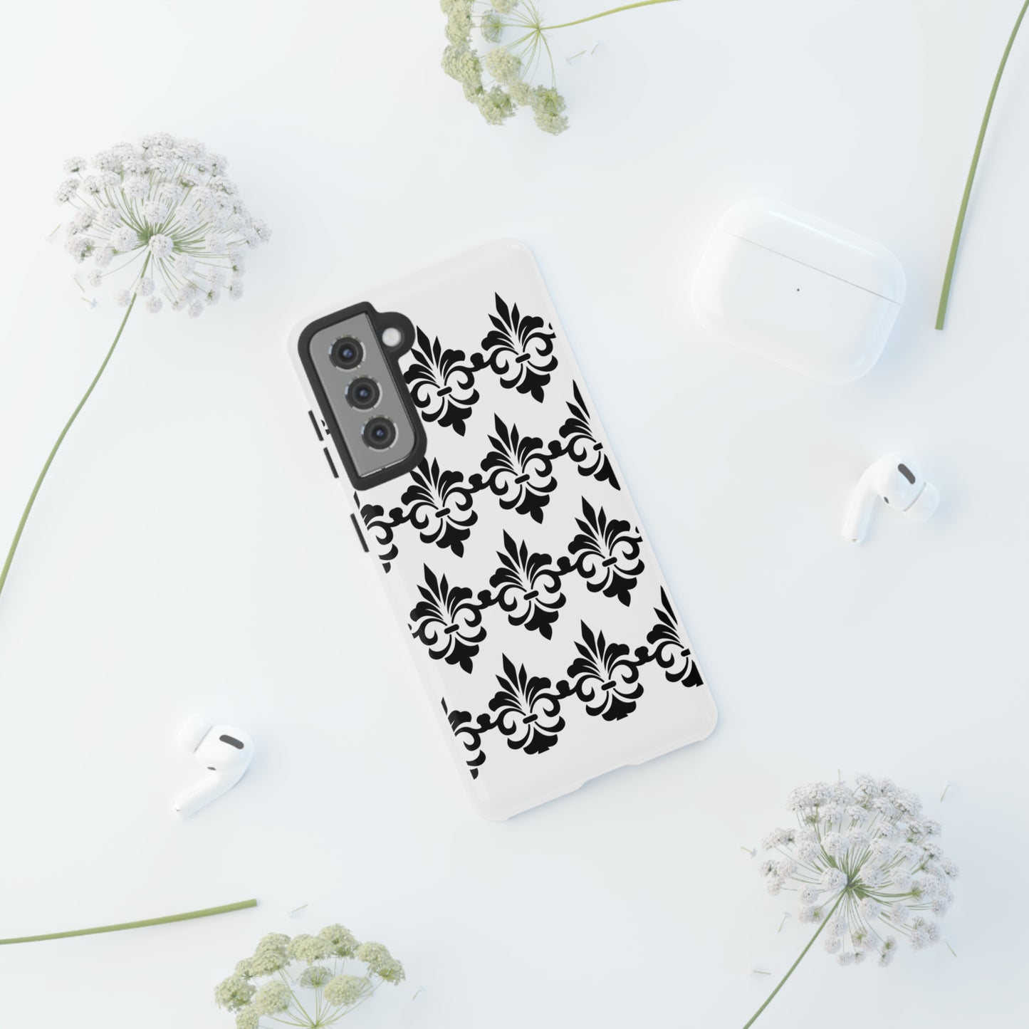 Fleur-de-lis Phone Case, Samsung, iPhone 15, 14, 13 pro max case, iPhone Tough Phone Case, Popular Phone Cover, Everyday Phone Cases, Tough Case