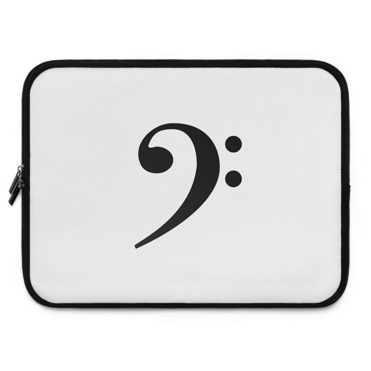 Bass Clef, Laptop Sleeve, Positive, Inspiration, Gift, Special Occassion, Laptop Sleeve, Work, Musician