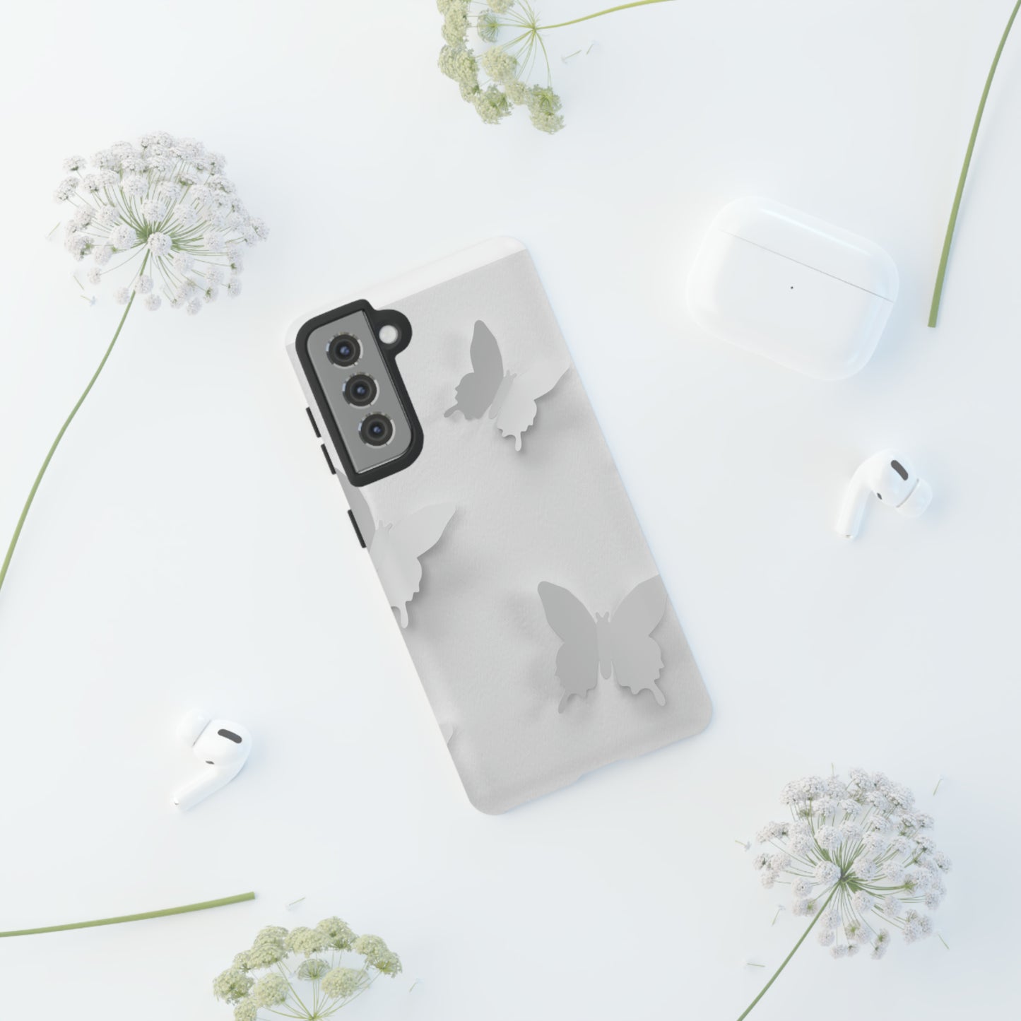 Arctic Butterfly, Phone Case, Samsung Galaxy, iPhone 15, 14, 13 pro max case, iPhone Tough Phone Case, Popular Phone Cover, Everyday Phone Cases, Tough Case