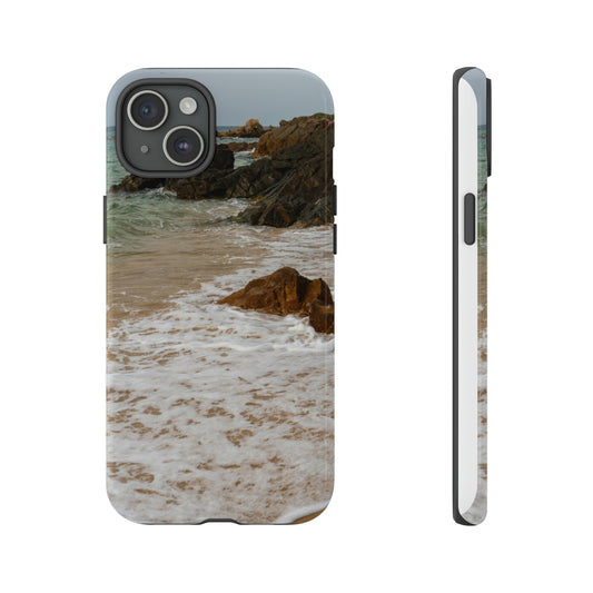 Calm Beach, Phone Case, Samsung Galaxy, iPhone 15, 14, 13 pro max case, iPhone Tough Phone Case, Popular Phone Cover, Everyday Phone Cases, Tough Case