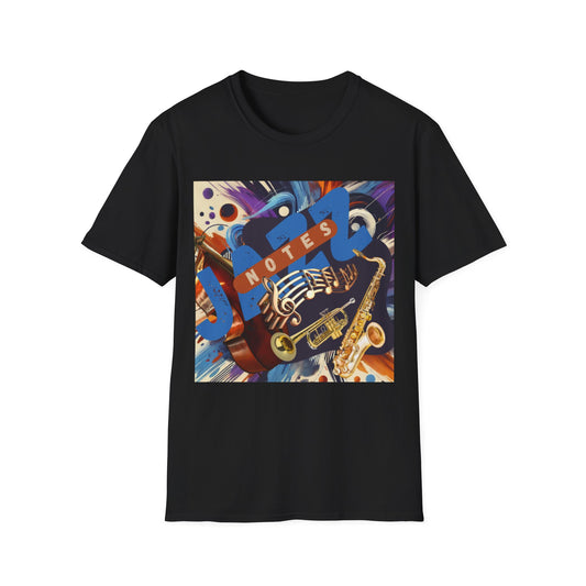 Jazz Notes Unisex Softstyle T-Shirt Ministry Accessories Christian Wear