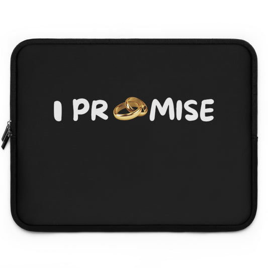 I Promise, Marriage, Christian Laptop Sleeve, Positive, Bible Verse, Inspiration, Gift, Occassion Laptop Sleeve, Work, Commitment Gift