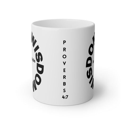 Wisdom Is The Principle Thing Mug, 11oz, Proverbs 4:7,  Positive, Bible Verse, Inspiration, Gift, Coffee Mug, Christian Mug