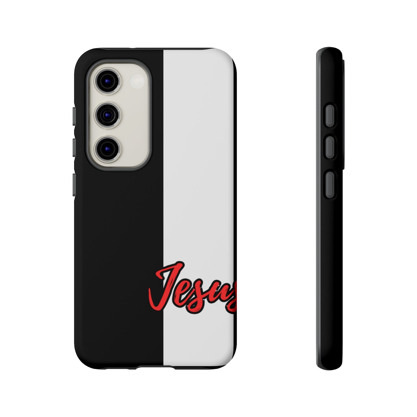 Jesus + Racing Stripe Phone Case, Samsung, iPhone 15, 14, 13 pro max case, iPhone Tough Phone Case, Popular Phone Cover, Everyday Phone Cases