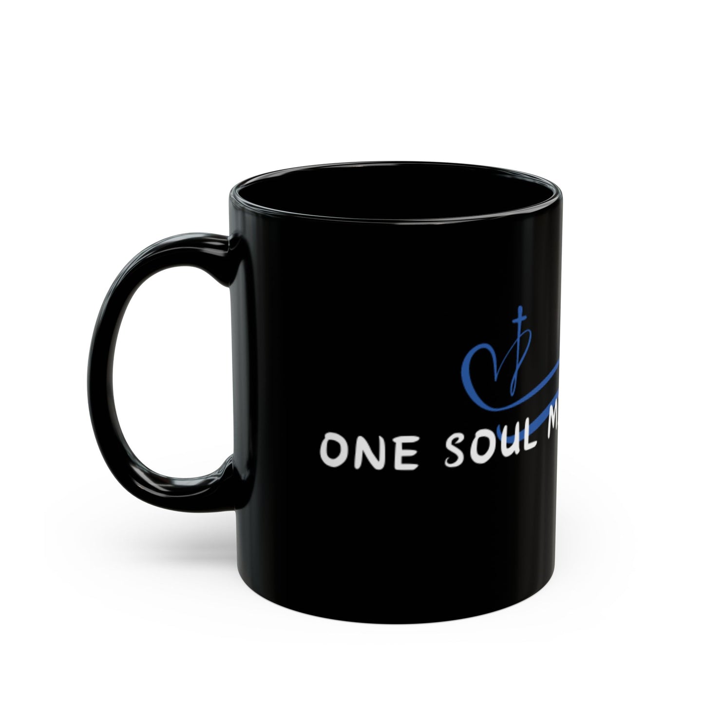 One Soul Ministry Black Mug (11oz, 15oz)