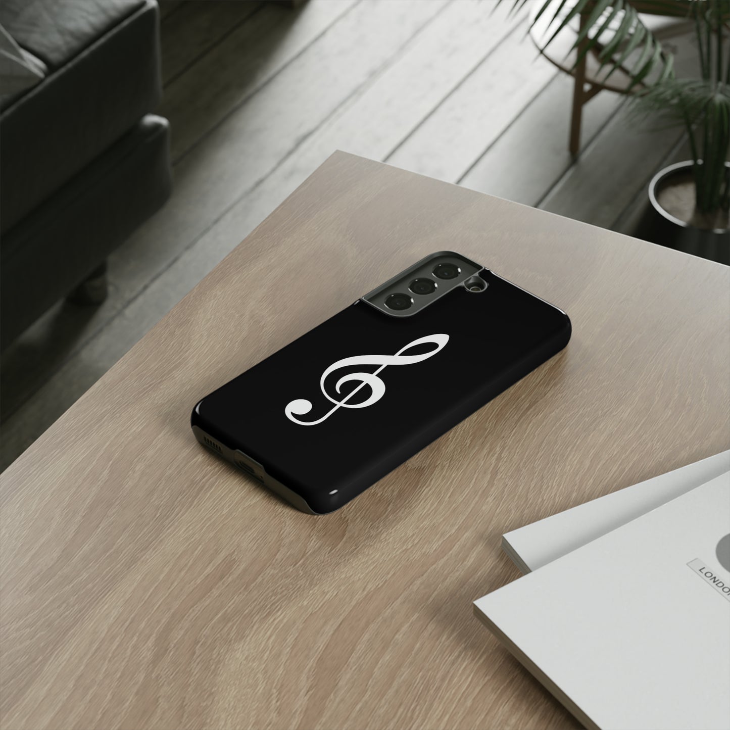 Treble Clef Phone Case, Samsung Galaxy, iPhone 15, 14, 13 pro max case, iPhone Tough Phone Case, Popular Phone Cover, Everyday Phone Cases, Tough Case