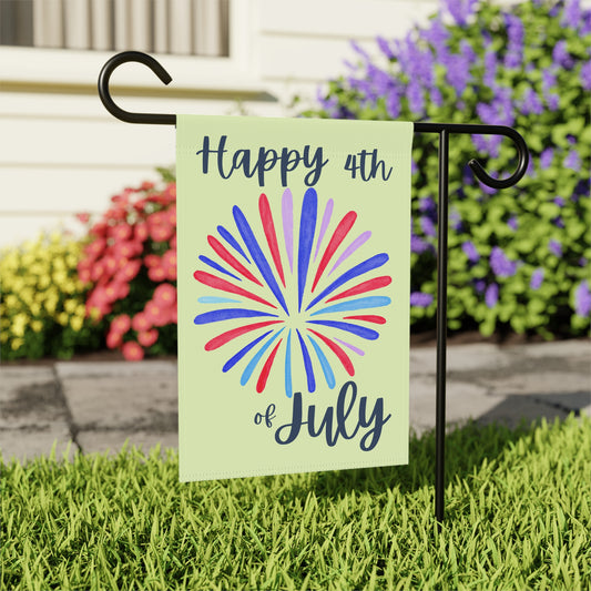 Happy 4th of July Garden & House Banner