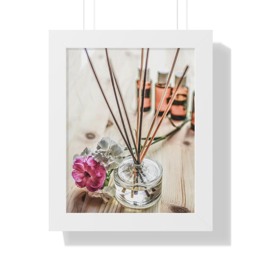 Diffuser+ Rose Wall Art Framed Vertical Poster