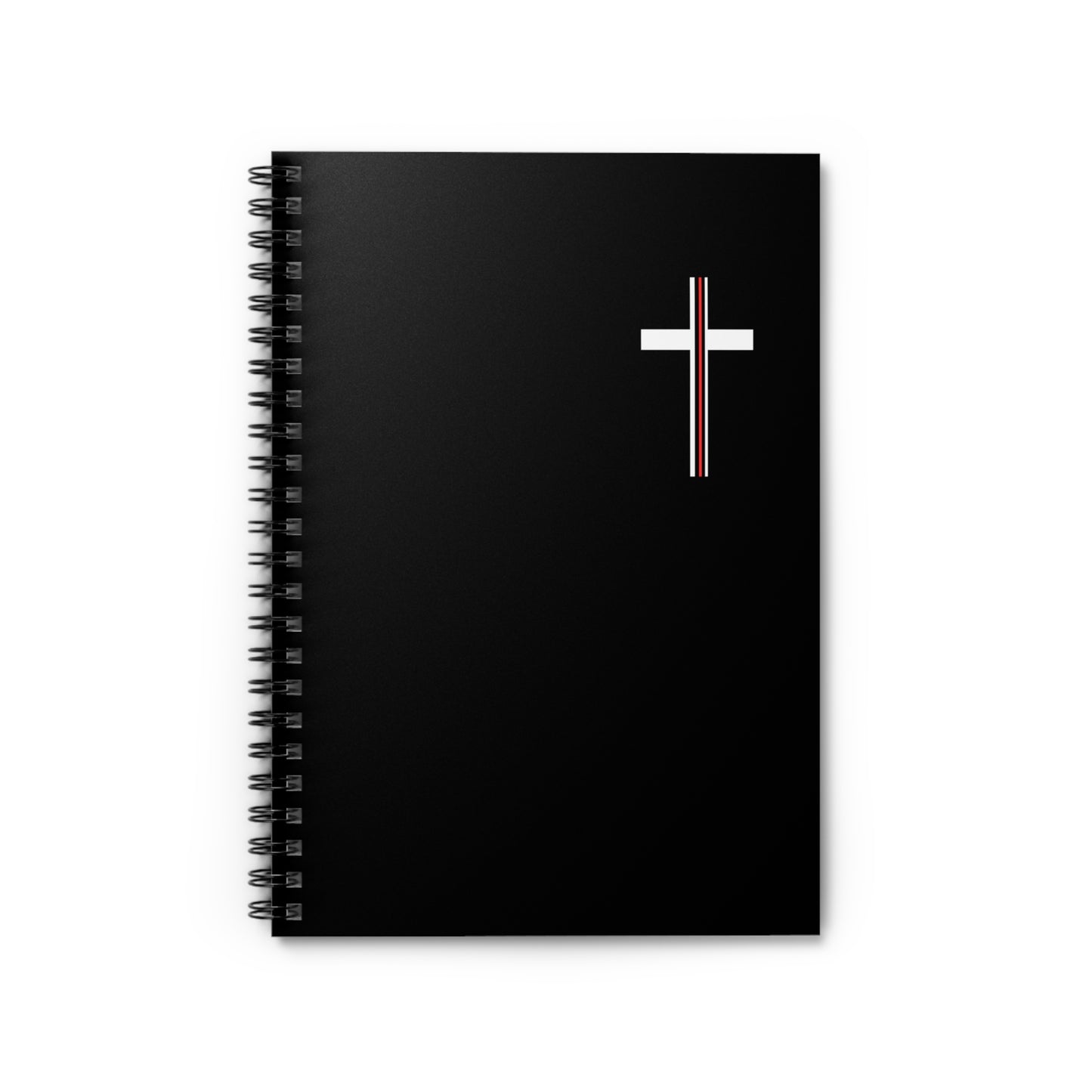 Cross + Blood Spiral Notebook - Ruled Line