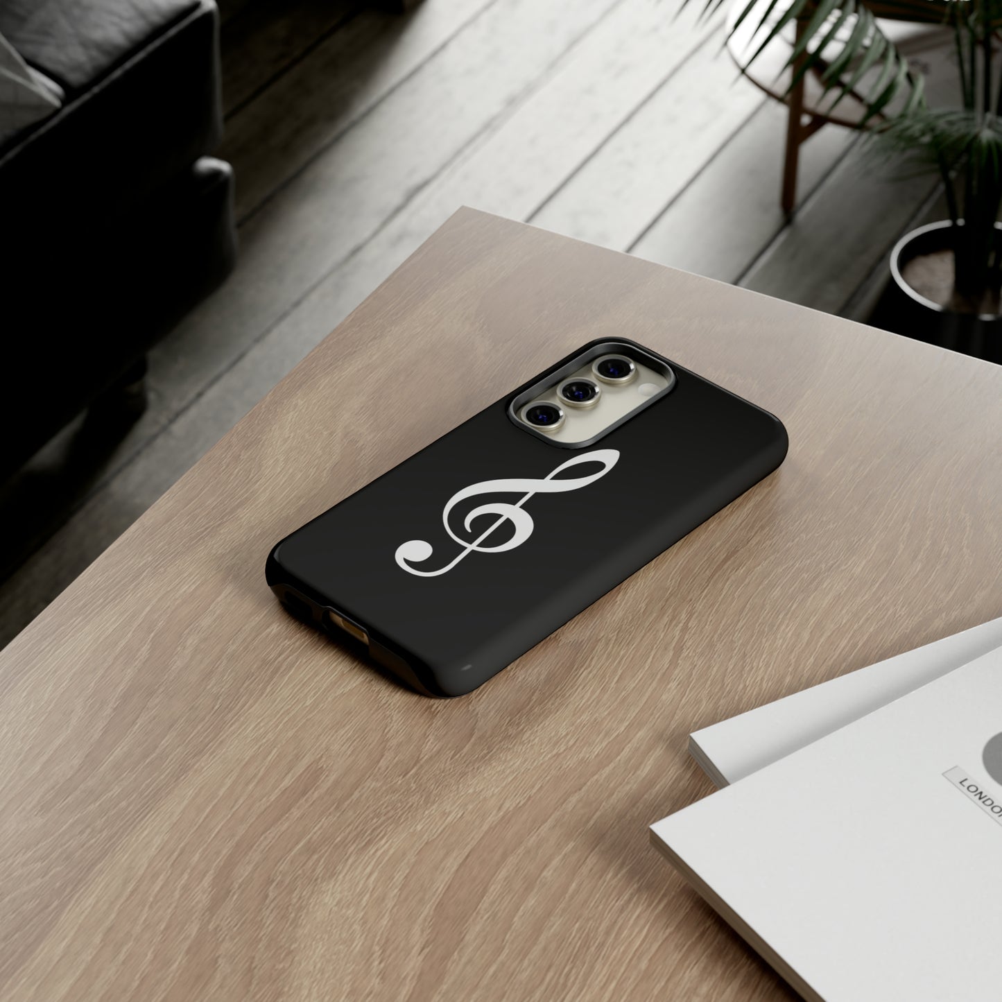Treble Clef Phone Case, Samsung Galaxy, iPhone 15, 14, 13 pro max case, iPhone Tough Phone Case, Popular Phone Cover, Everyday Phone Cases, Tough Case