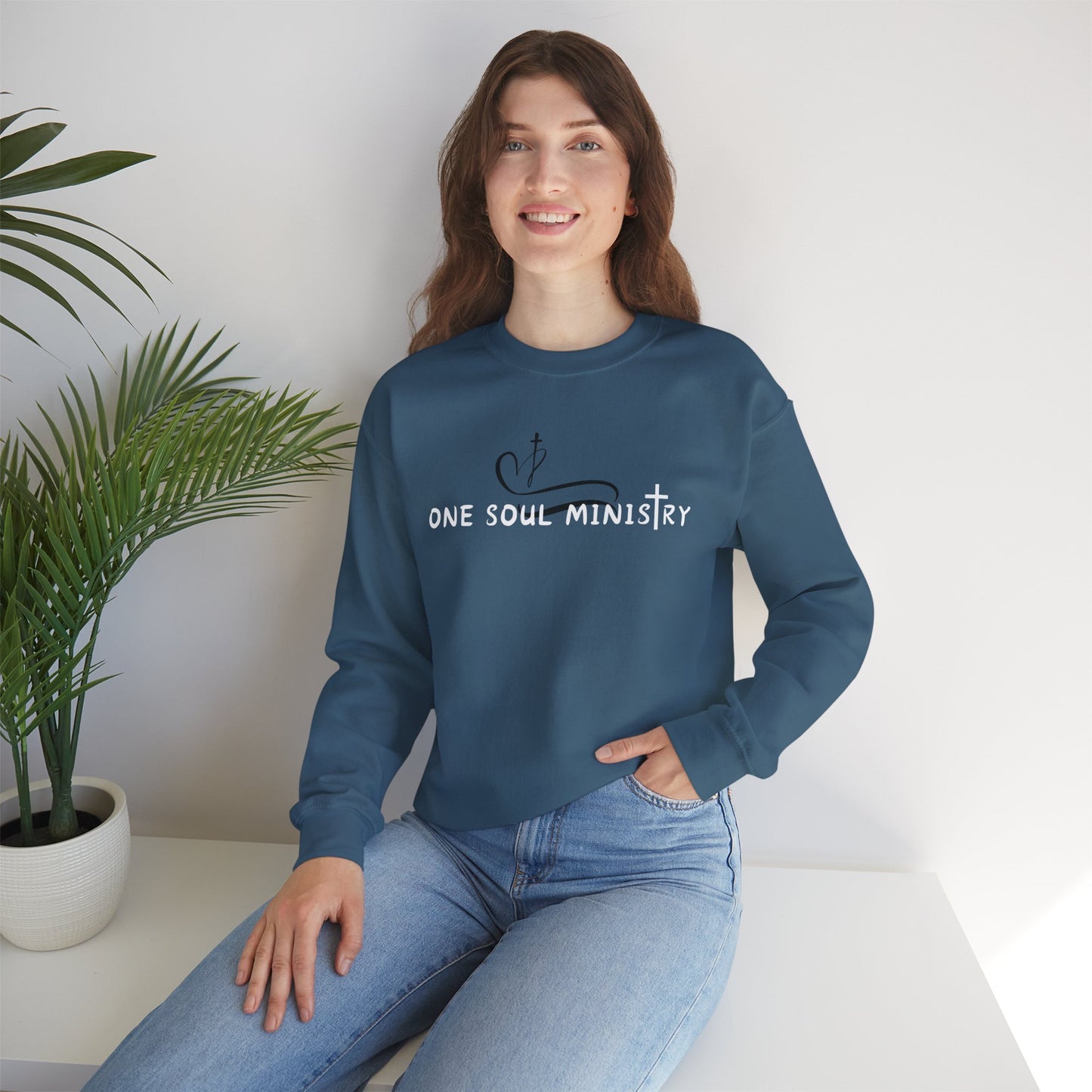 ONE SOUL MINISTRY Men's Long Sleeve Sweat Shirt