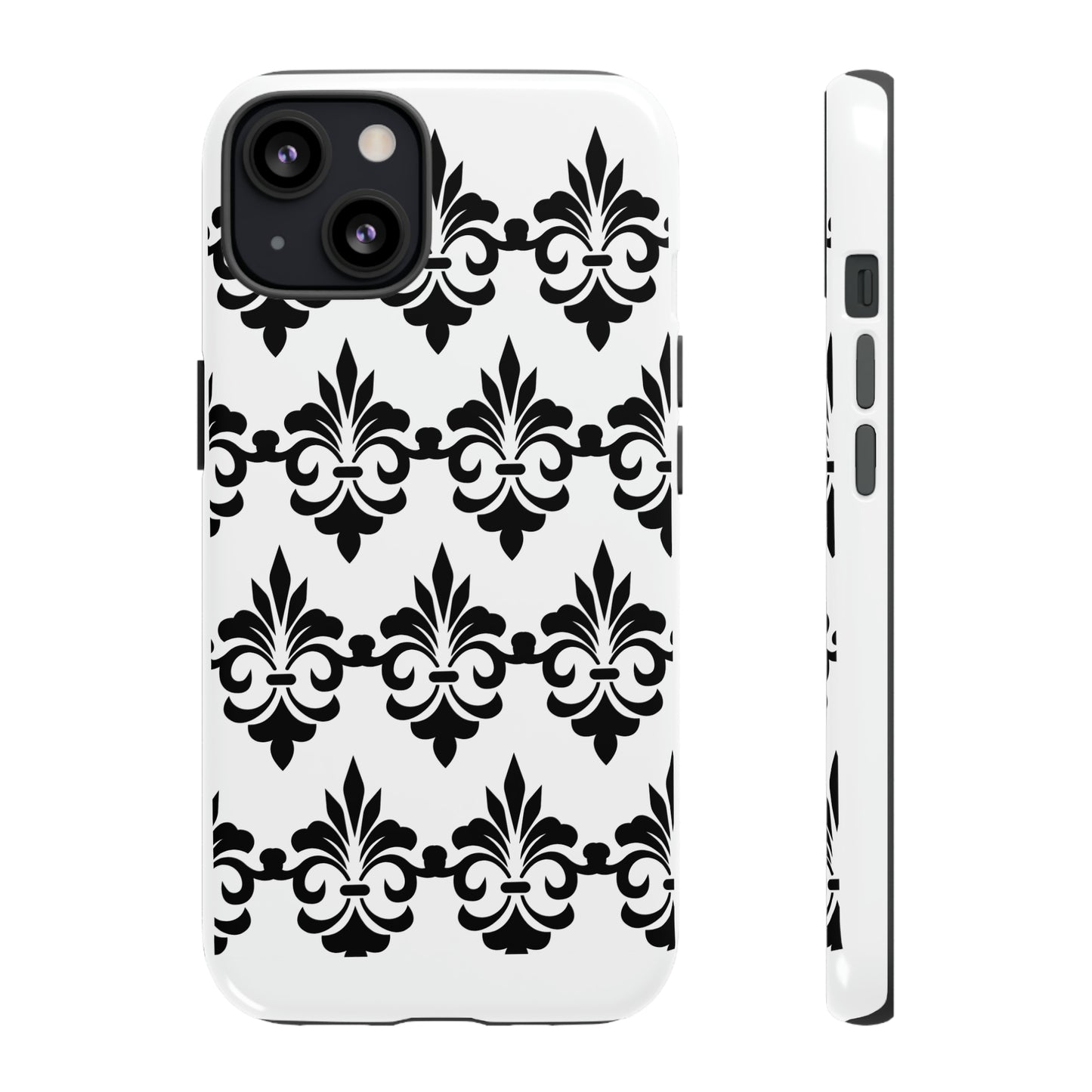 Fleur-de-lis Phone Case, Samsung, iPhone 15, 14, 13 pro max case, iPhone Tough Phone Case, Popular Phone Cover, Everyday Phone Cases, Tough Case