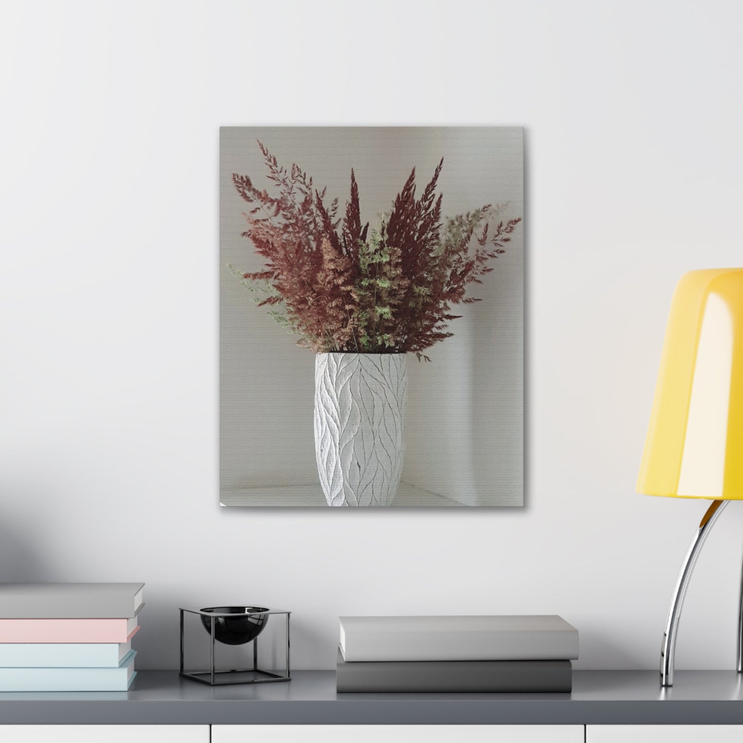 Floral Canvas Stretched, 0.75",Framed Vertical Poster, Canvas Wall Art Set Abstract Floral Botanical Prints Minimalist Modern Art Boho Wall Decor