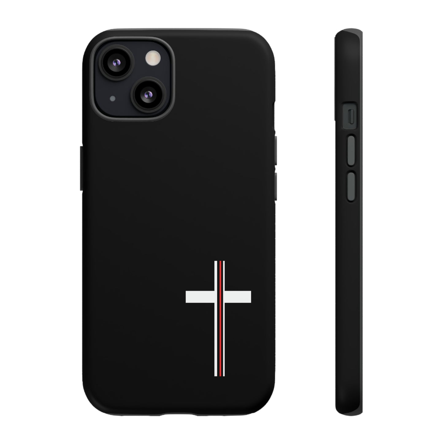 Cross + Blood Phone Case, Samsung, iPhone 15, 14, 13 pro max case, iPhone Tough Phone Case, Popular Phone Cover, Everyday Phone Cases, Tough Case