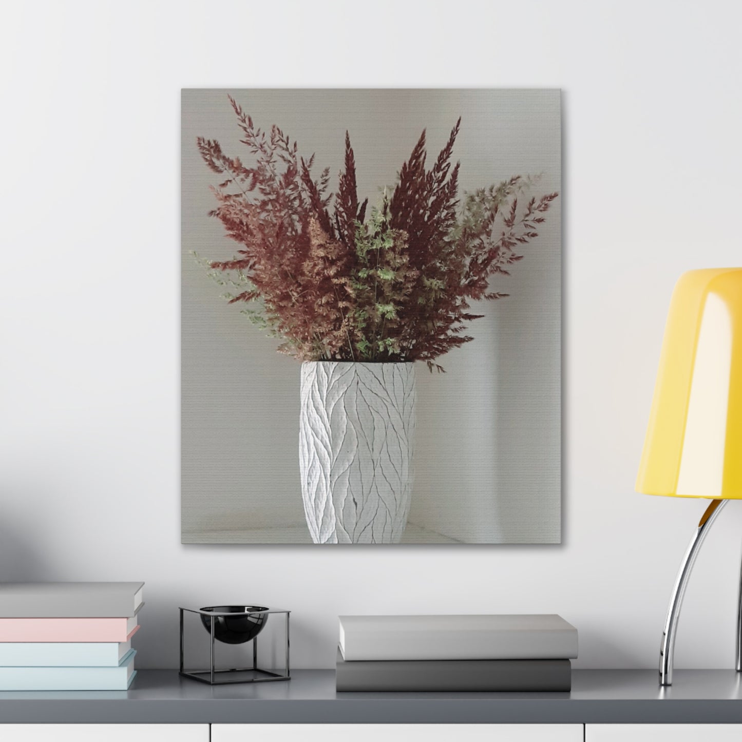 Floral Canvas Stretched, 0.75",Framed Vertical Poster, Canvas Wall Art Set Abstract Floral Botanical Prints Minimalist Modern Art Boho Wall Decor