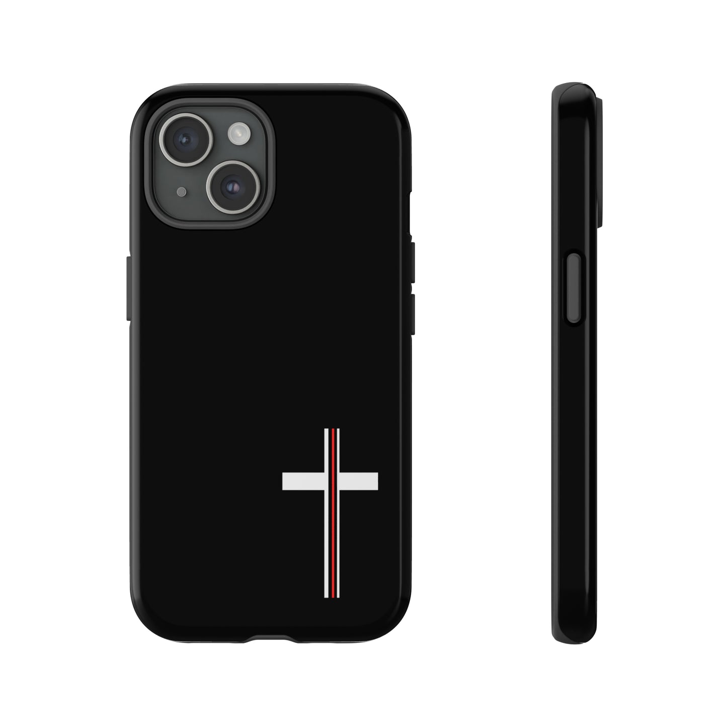 Cross + Blood Phone Case, Samsung, iPhone 15, 14, 13 pro max case, iPhone Tough Phone Case, Popular Phone Cover, Everyday Phone Cases, Tough Case