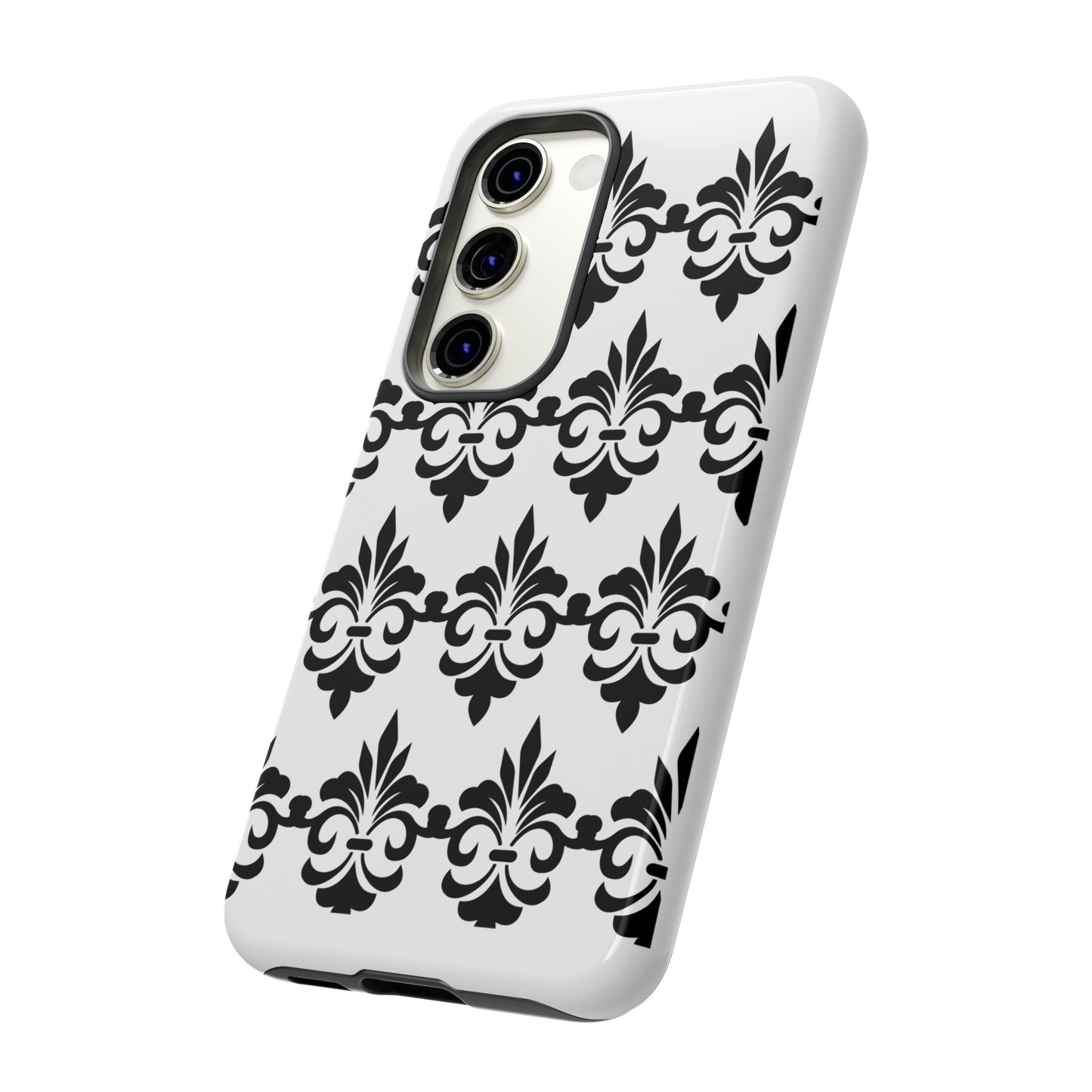Fleur-de-lis Phone Case, Samsung, iPhone 15, 14, 13 pro max case, iPhone Tough Phone Case, Popular Phone Cover, Everyday Phone Cases, Tough Case
