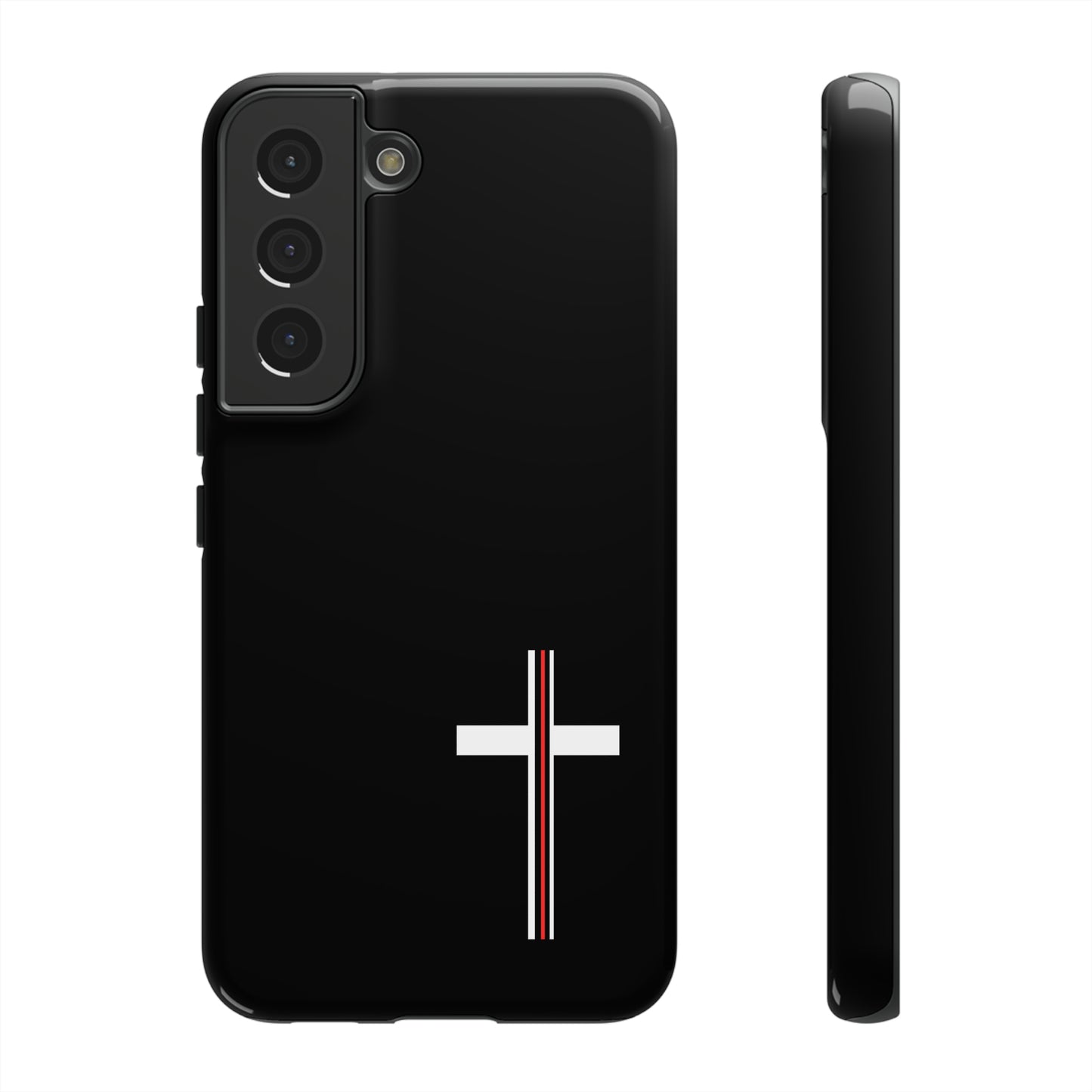 Cross + Blood Phone Case, Samsung, iPhone 15, 14, 13 pro max case, iPhone Tough Phone Case, Popular Phone Cover, Everyday Phone Cases, Tough Case