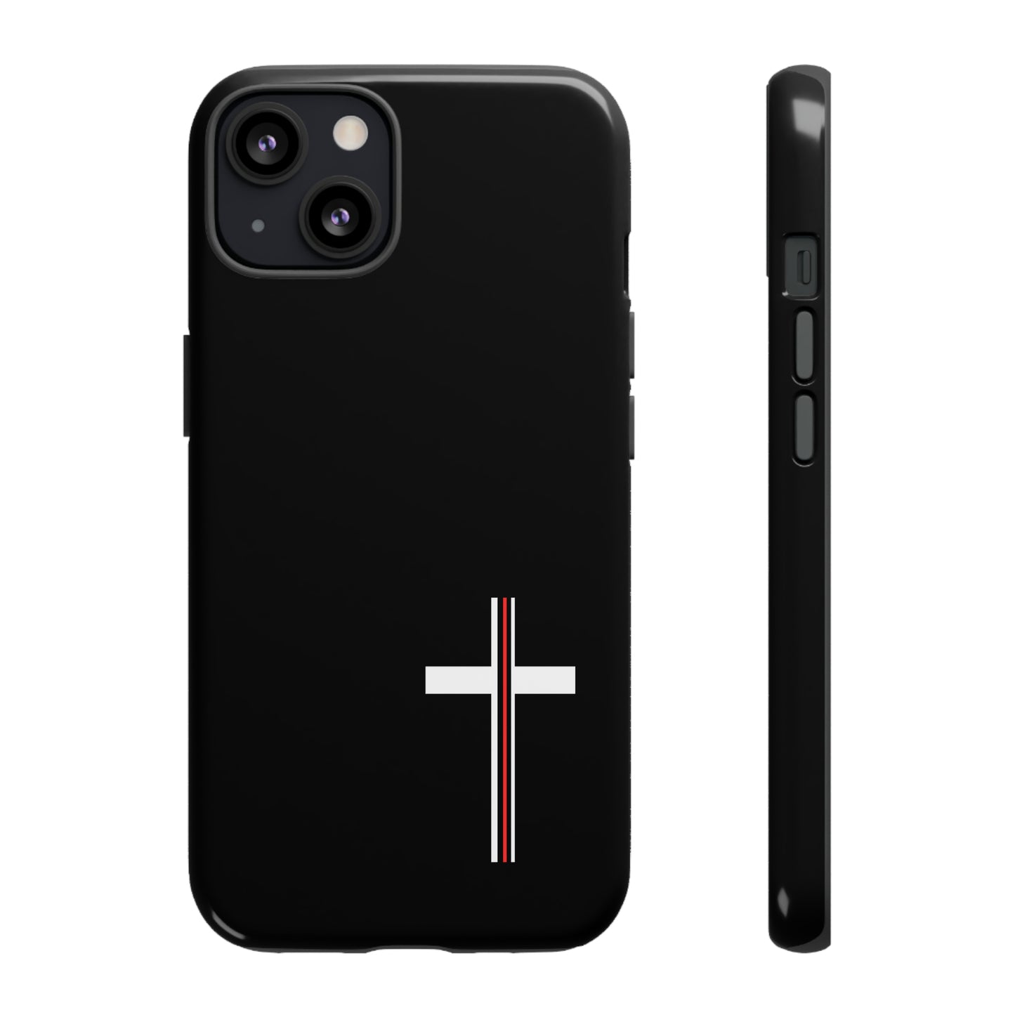 Cross + Blood Phone Case, Samsung, iPhone 15, 14, 13 pro max case, iPhone Tough Phone Case, Popular Phone Cover, Everyday Phone Cases, Tough Case